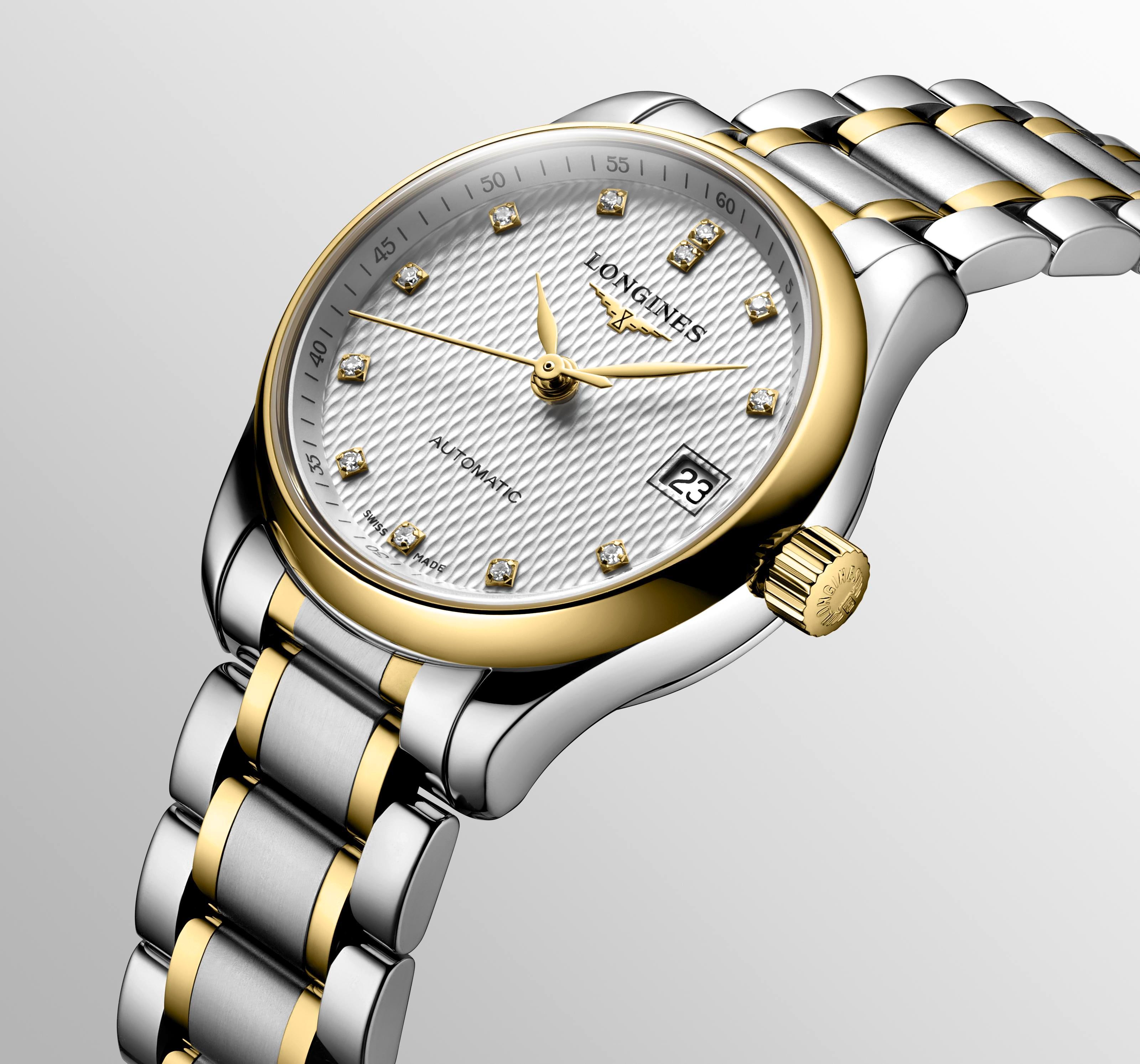 Longines Master Collection Silver "barleycorn" Dial Watch