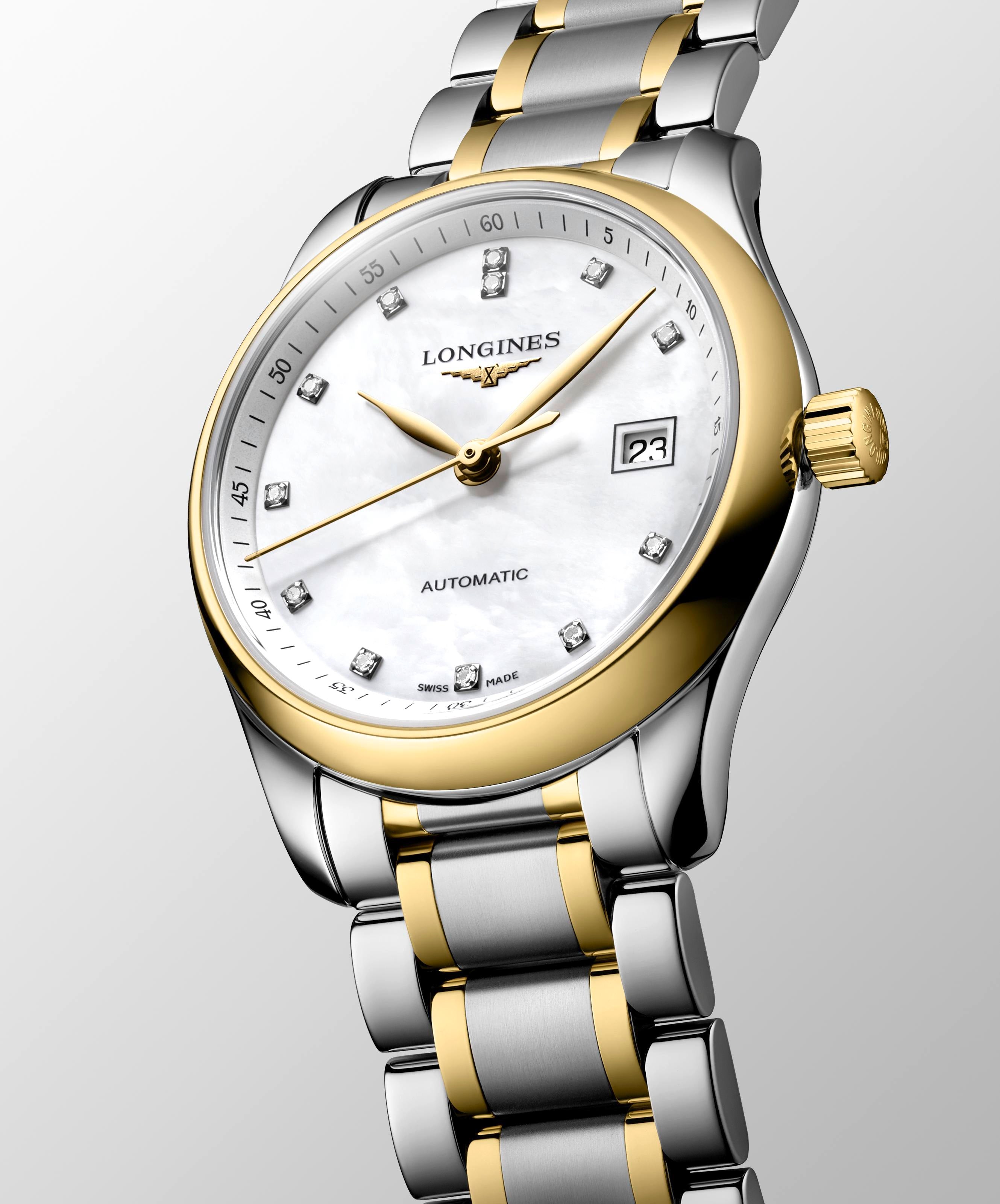 Longines Master Collection White Mother-of-Pearl Dial Watch
