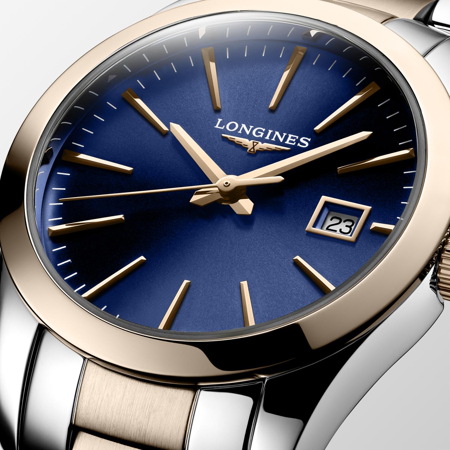 Longines Conquest Classic Blue Dial Ladies Watch