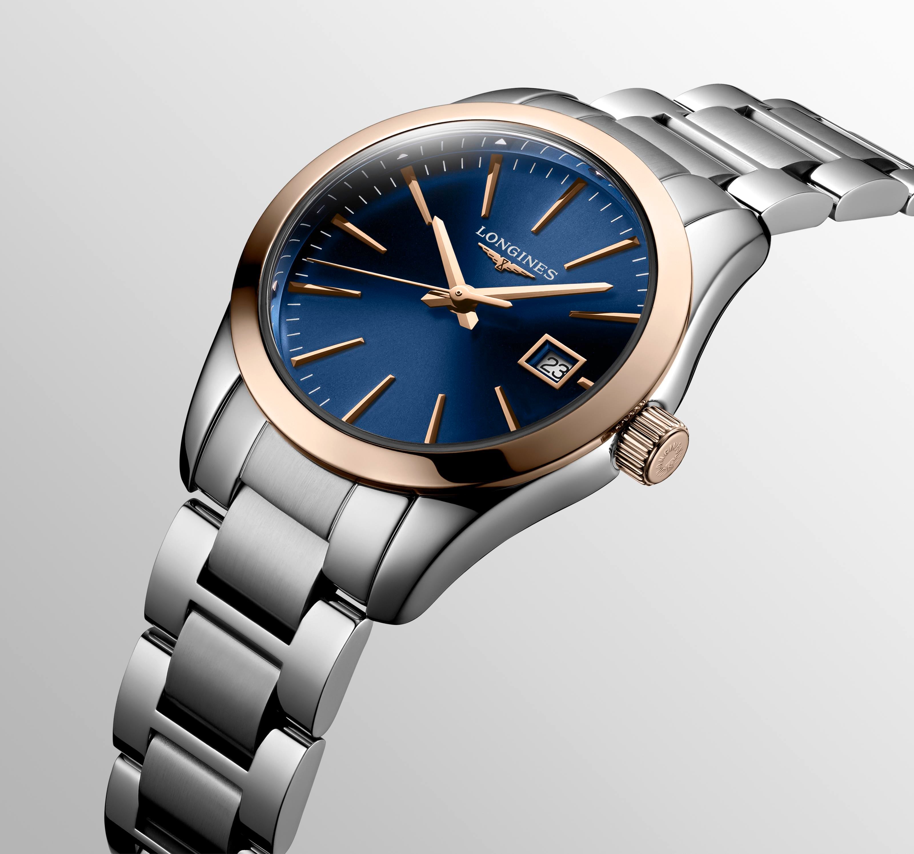 Longines Conquest Classic Blue Dial Ladies Watch