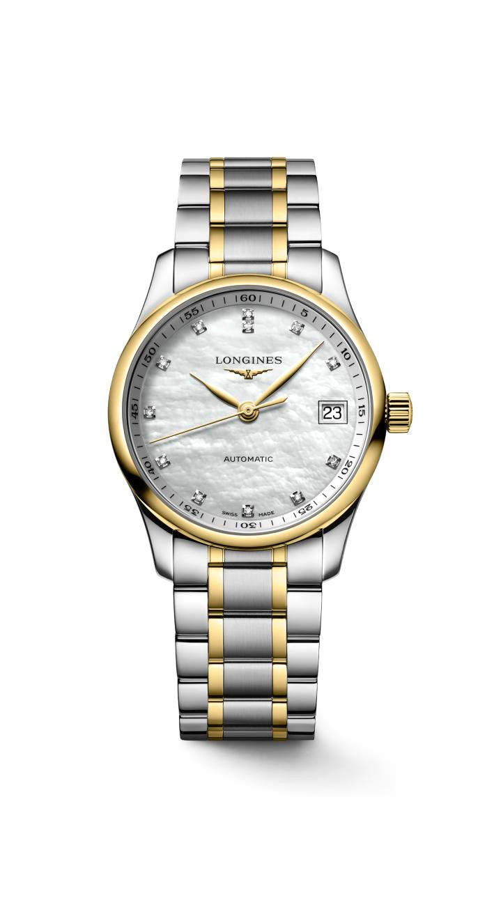 Longines Master Collection White Mother-of-Pearl Dial Ladies Watch