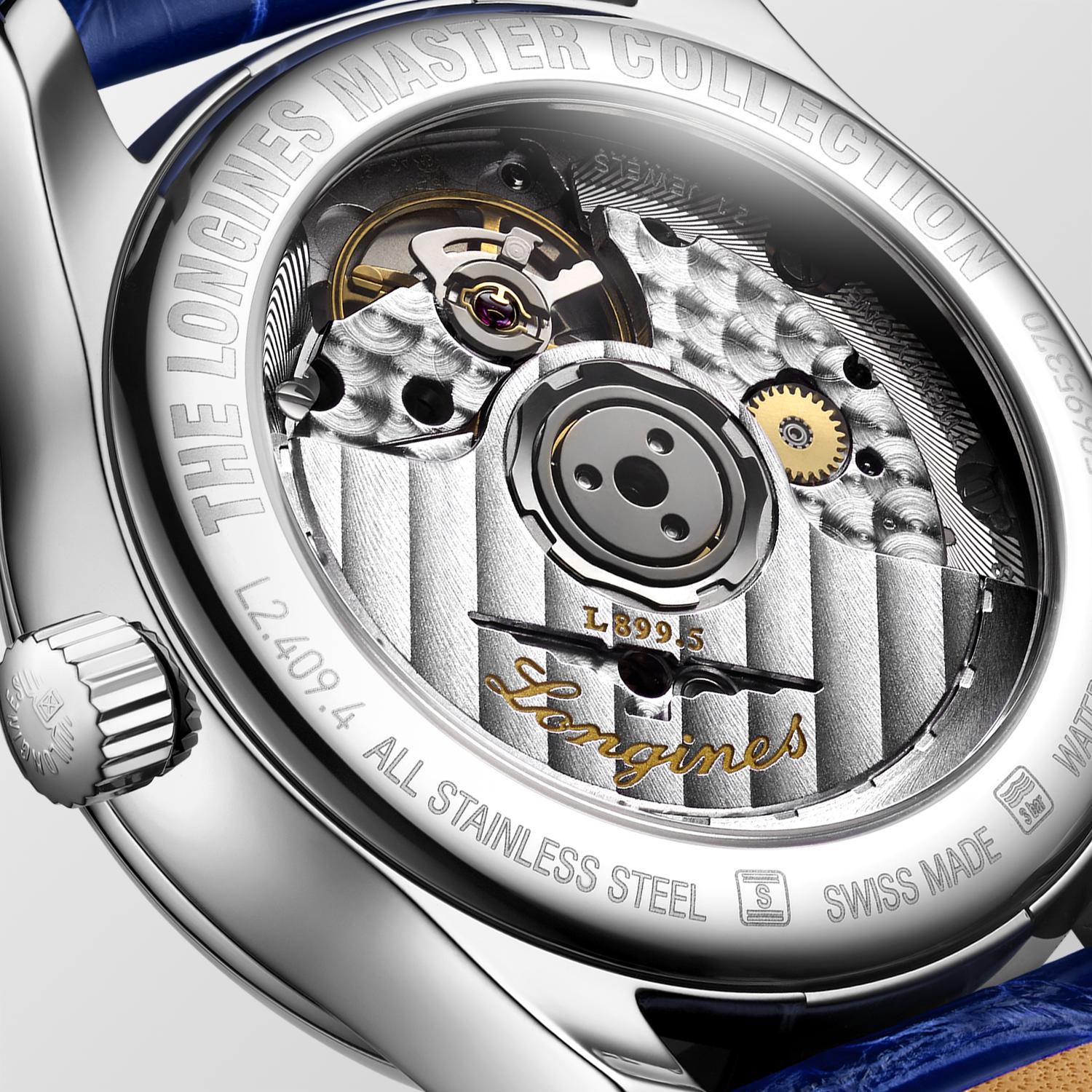 Longines Master Collection MoonPhase White Mother-of-Pearl Dial Ladies Watch