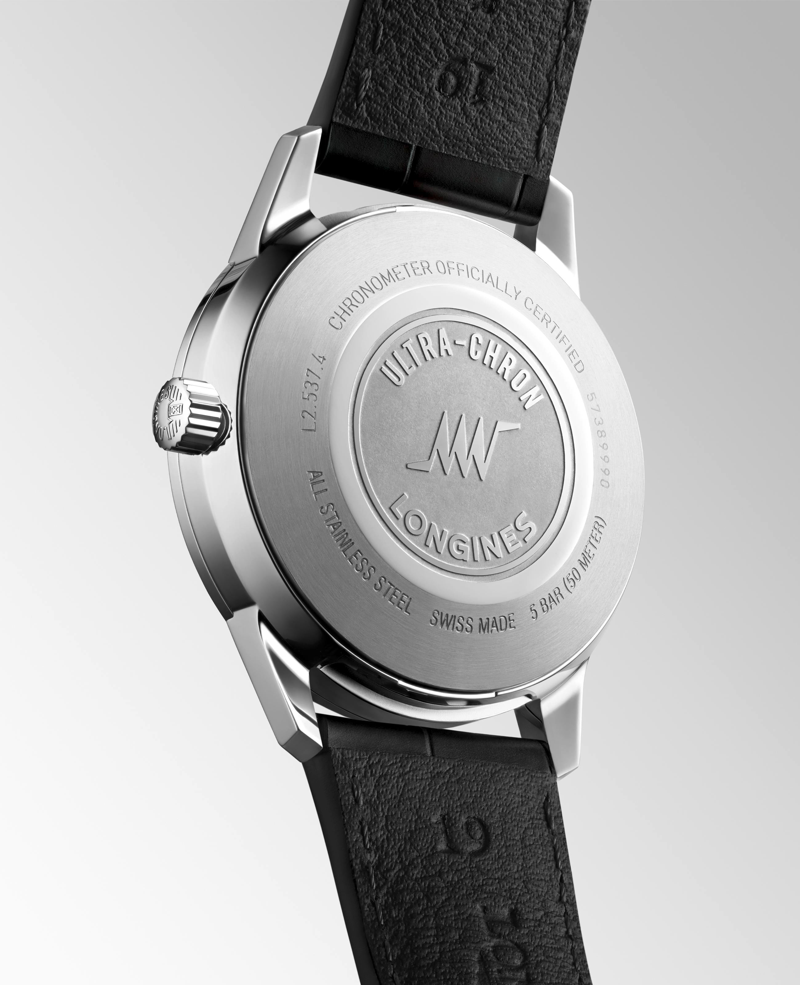 Longines Ultra-Chron Classic Sunray Silver Dial Watch