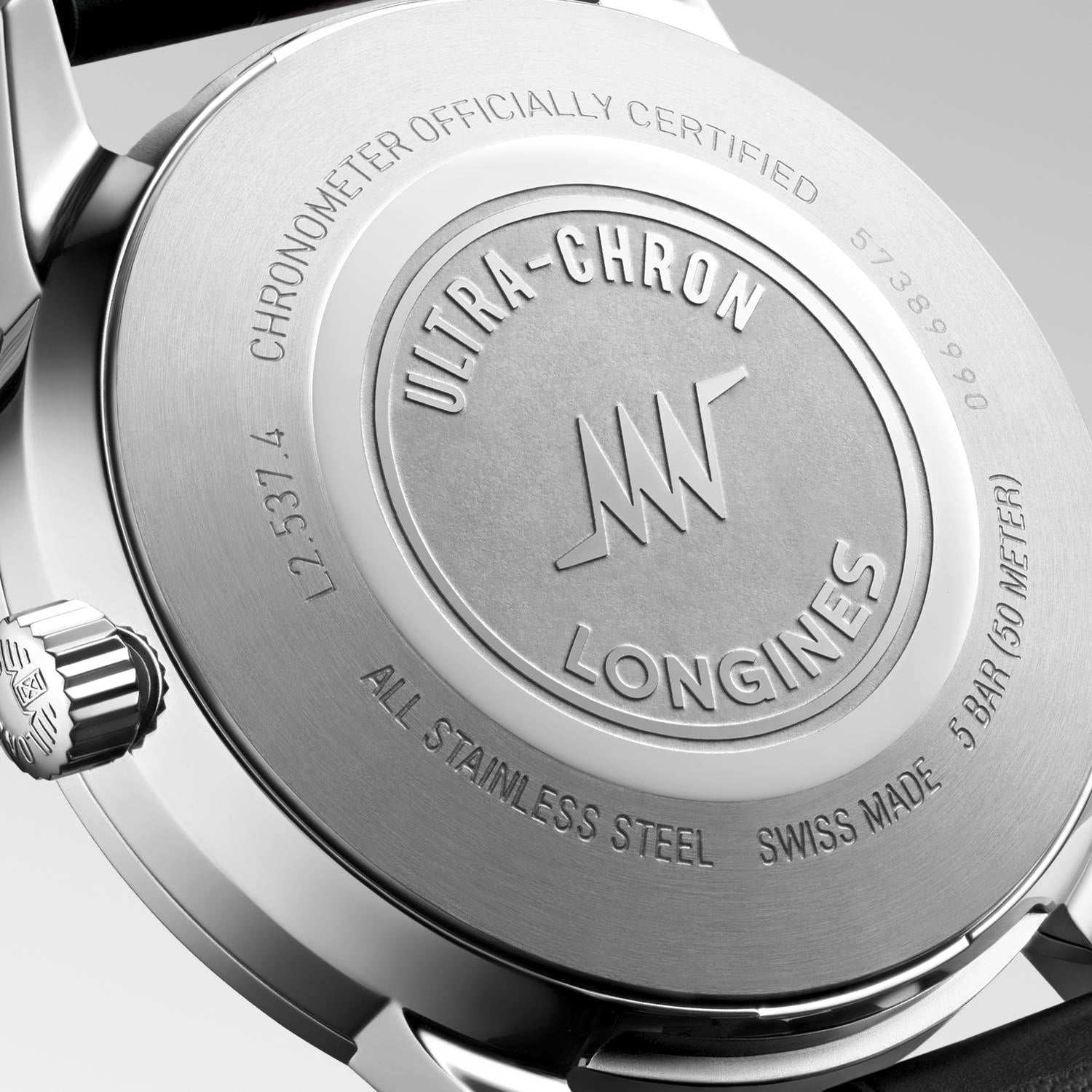 Longines Ultra-Chron Classic Sunray Silver Dial Watch
