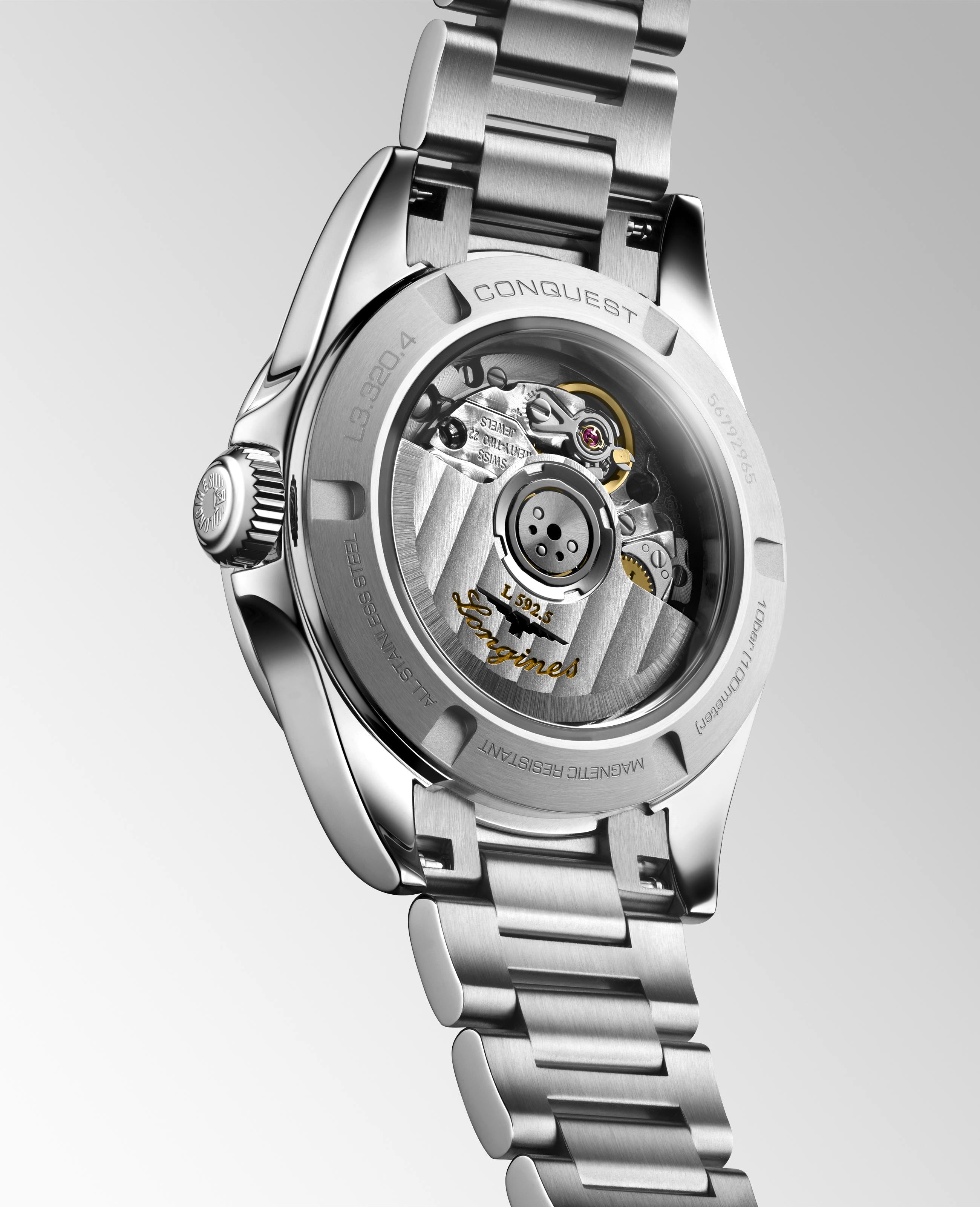 Longines Conquest Sunray Silver Dial Watch