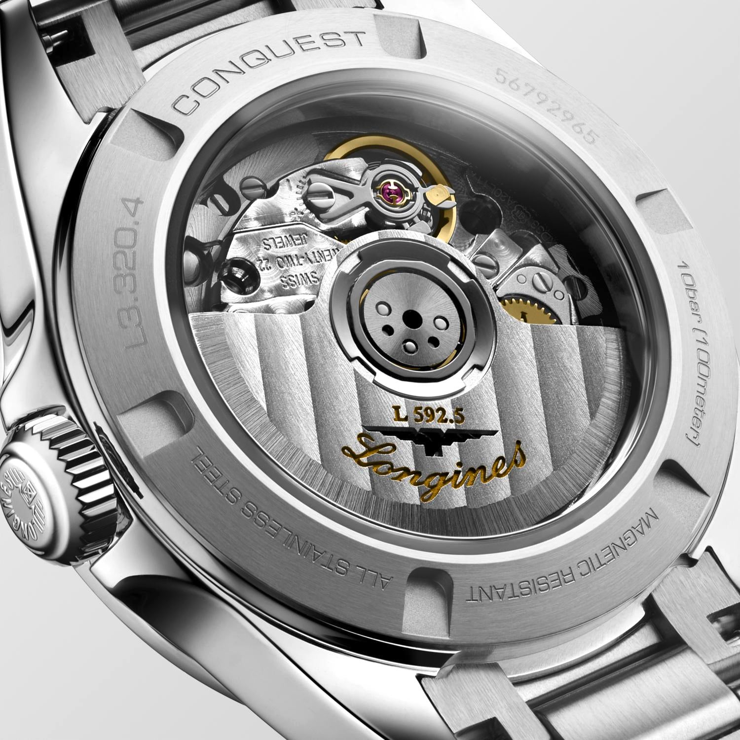 Longines Conquest Sunray Silver Dial Watch