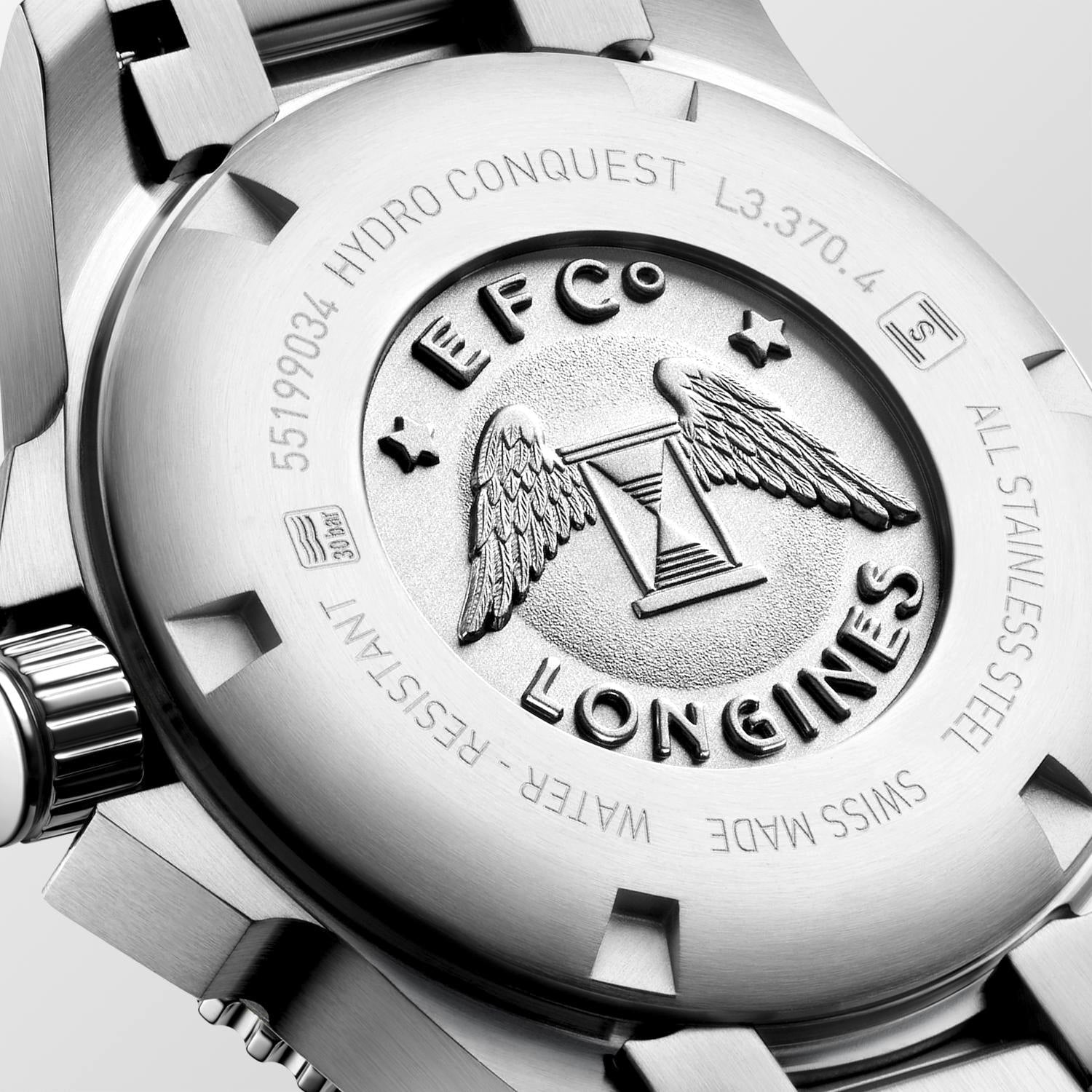 Longines HydroConquest Mother-of-Pearl Dial Ladies Watch