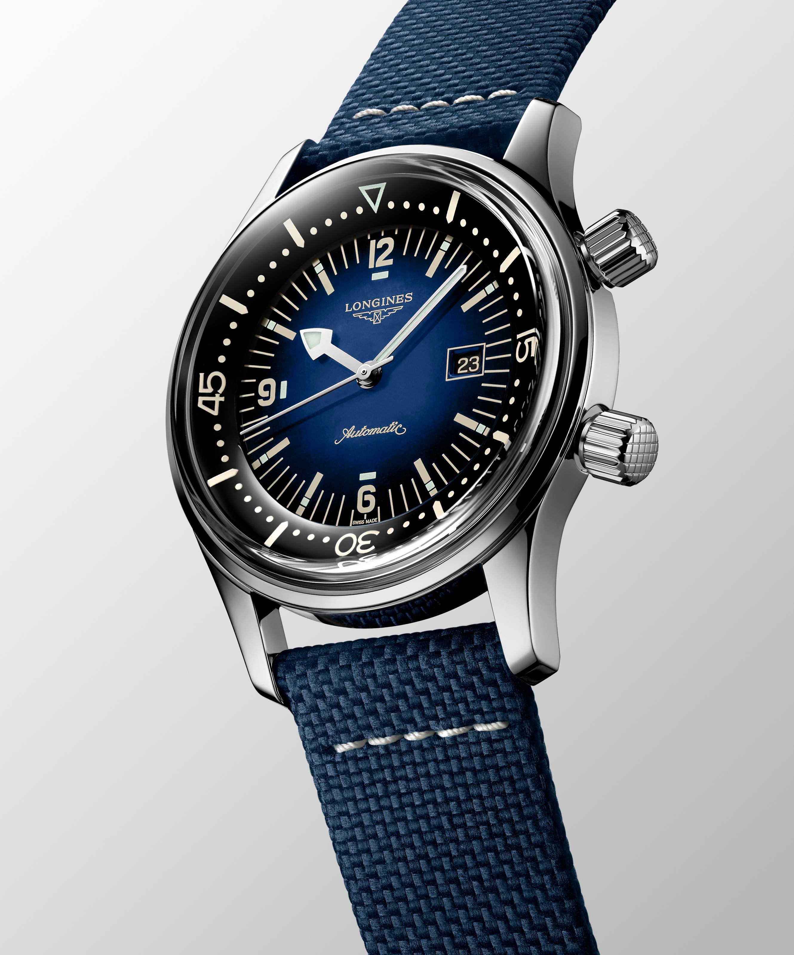 Longines Legend Diver Blue Dial Unisex Watch