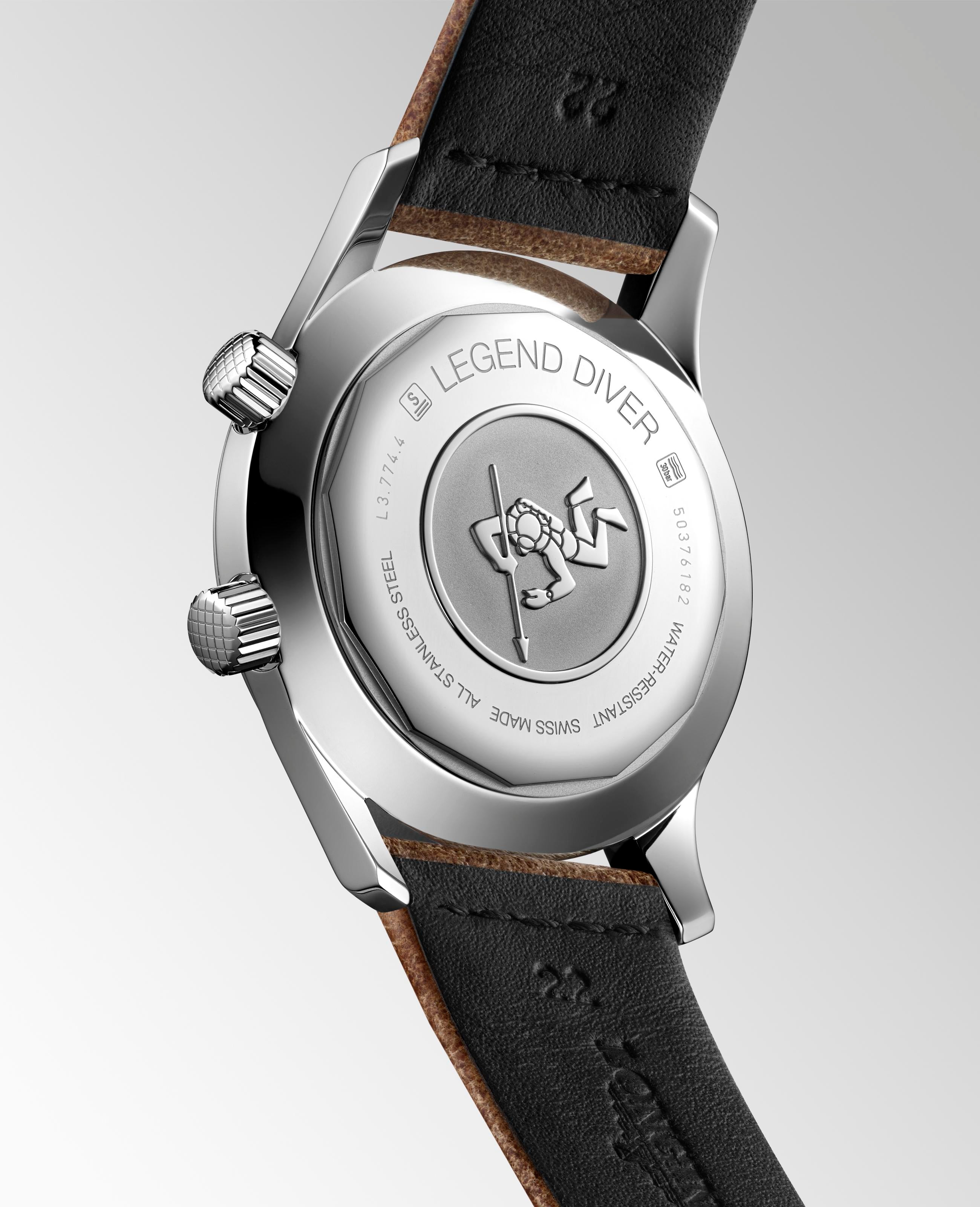Longlines Legend Diver Brown Dial Watch
