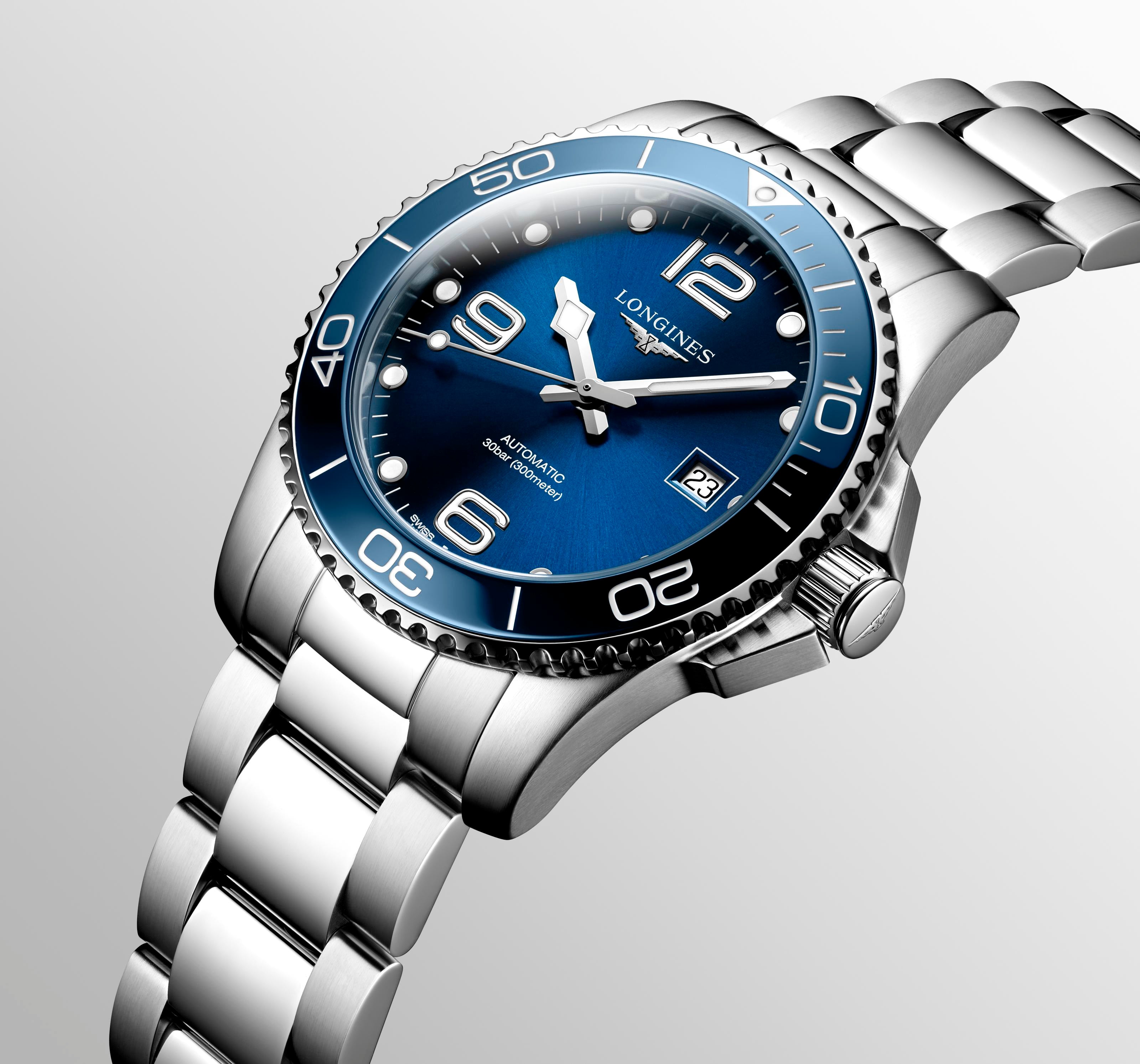 Longines HydroConquest Sunray Blue Dial Men's Watch