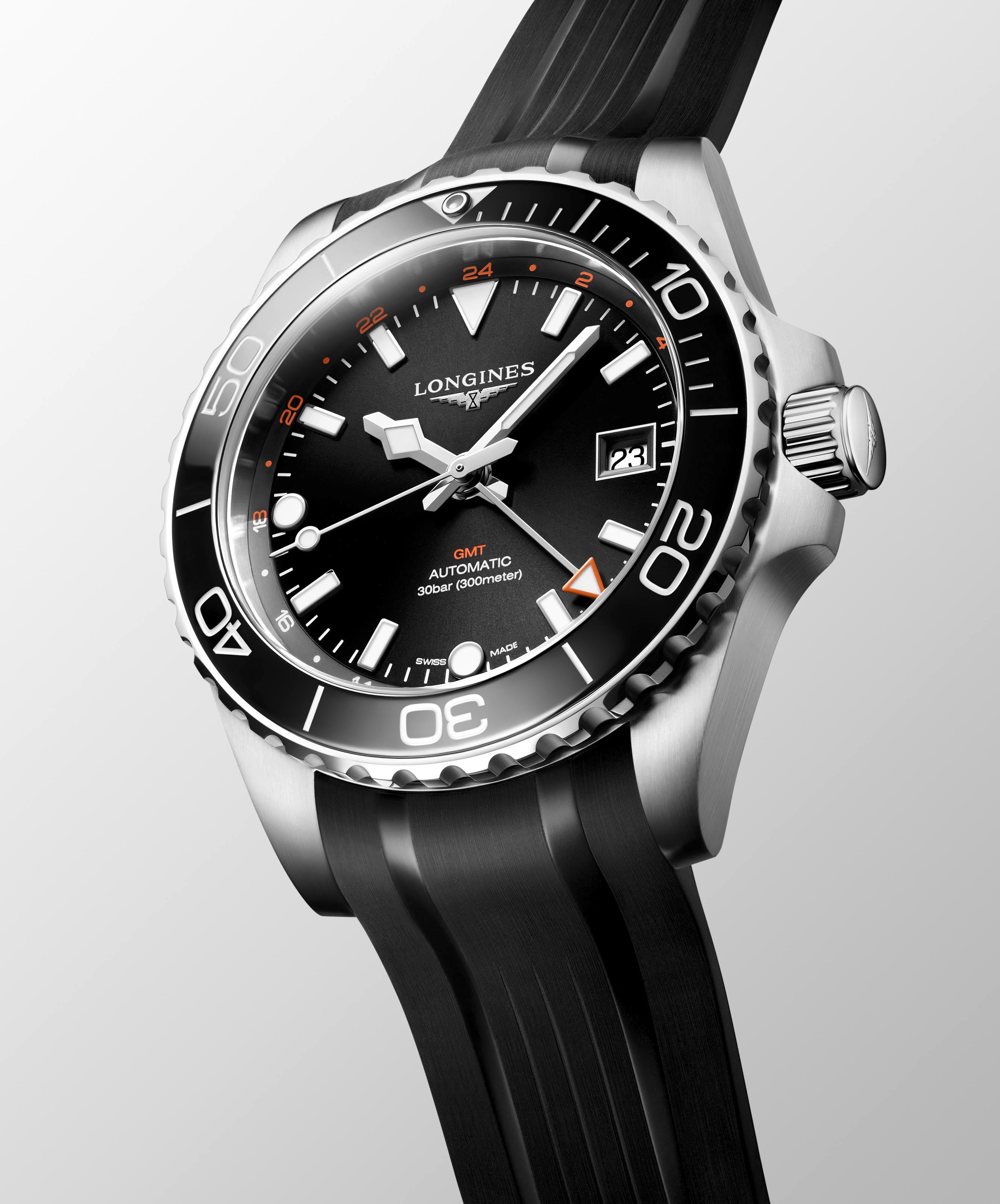 Longines HydroConquest Sunray Black Dial Watch