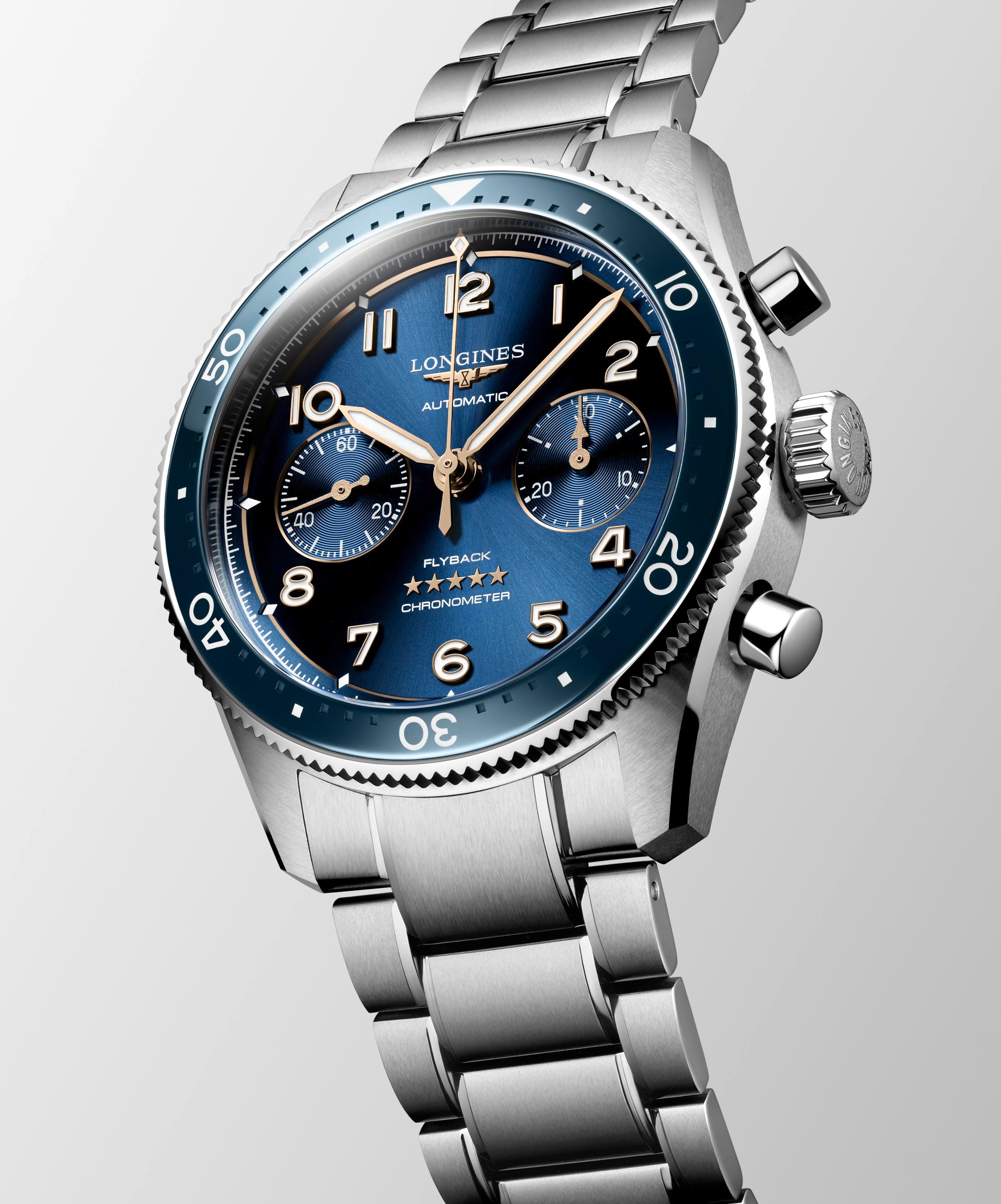 Longines Spirit FlyBack Sunray Blue Dial Watch