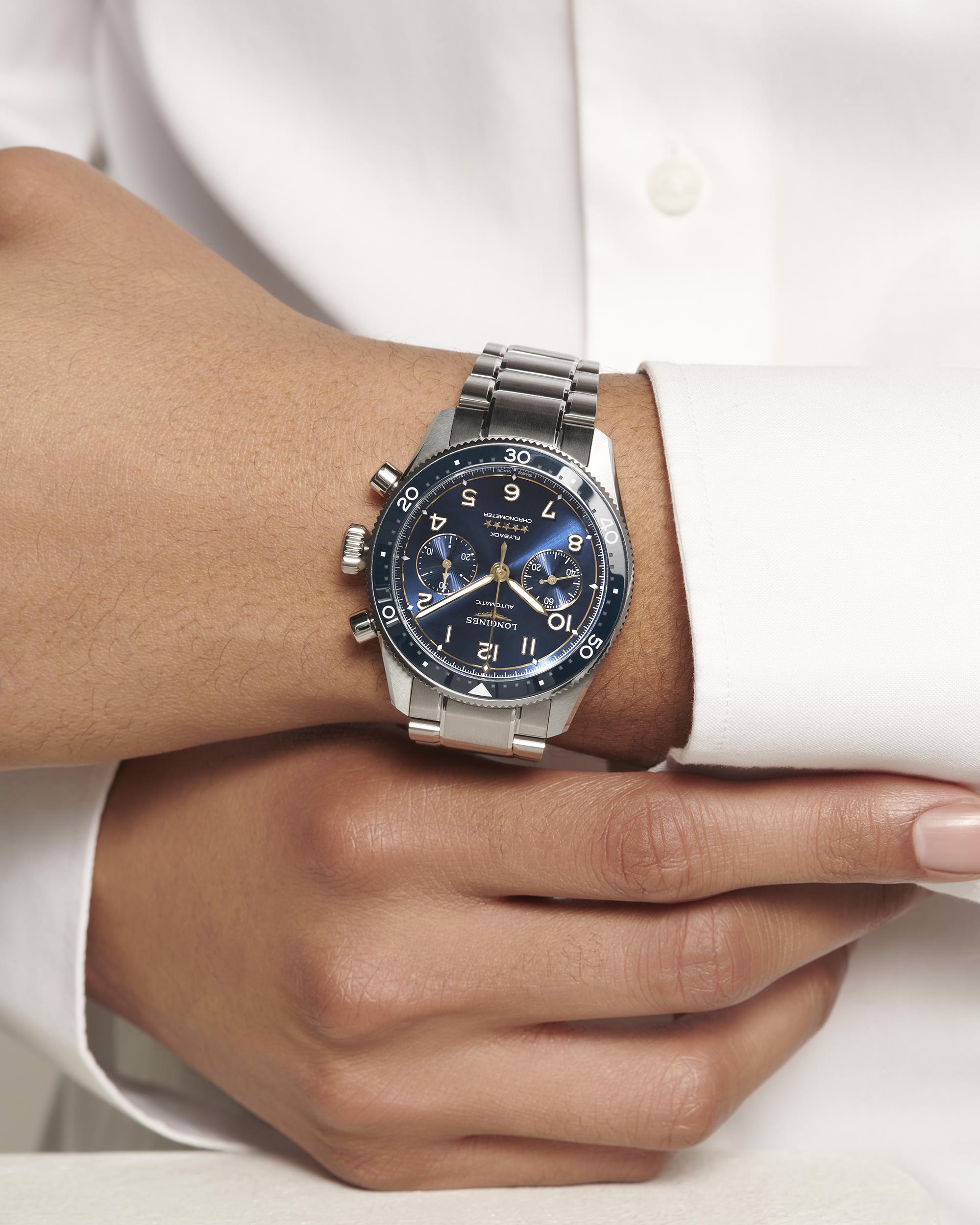 Longines Spirit FlyBack Sunray Blue Dial Watch