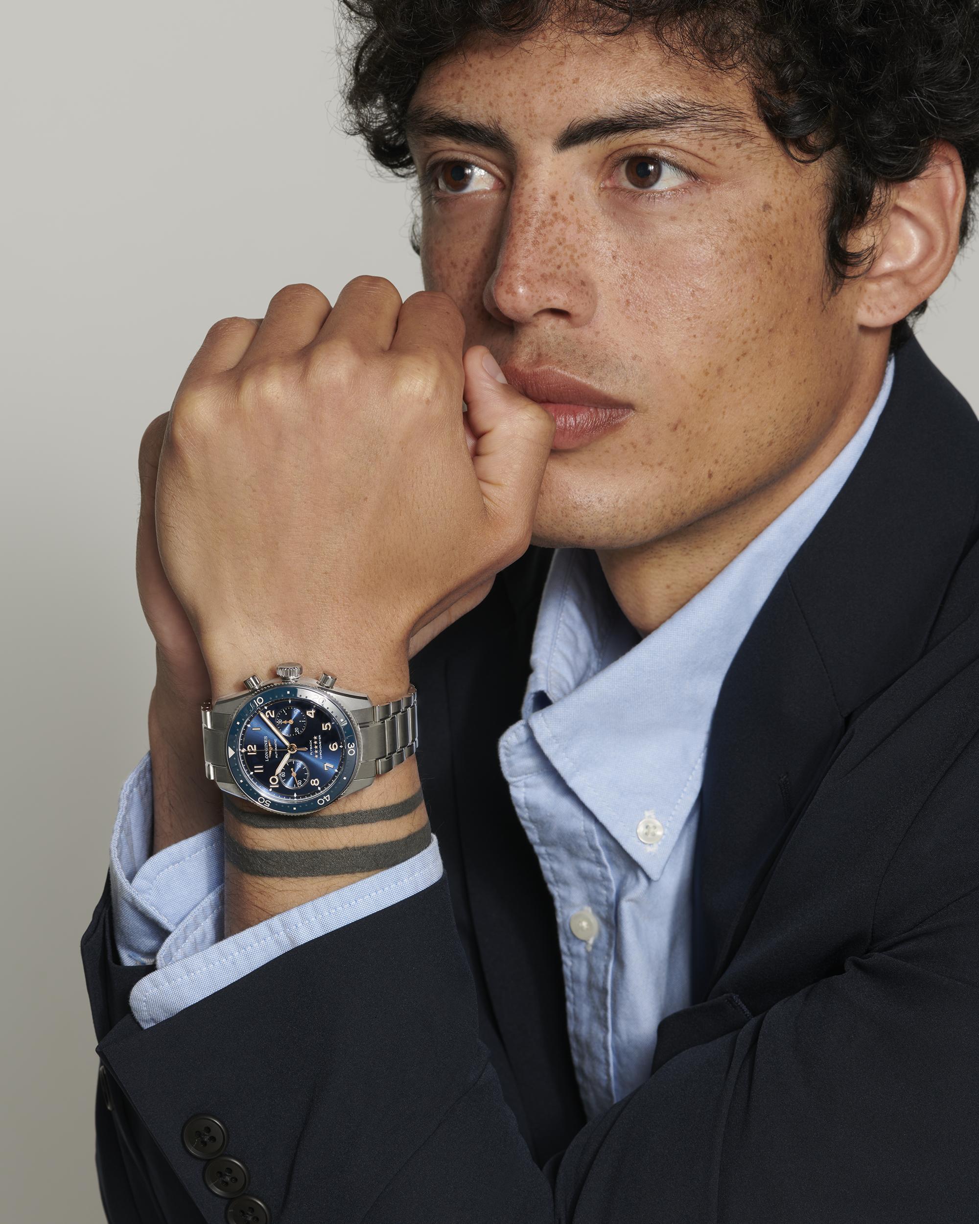 Longines Spirit FlyBack Sunray Blue Dial Watch