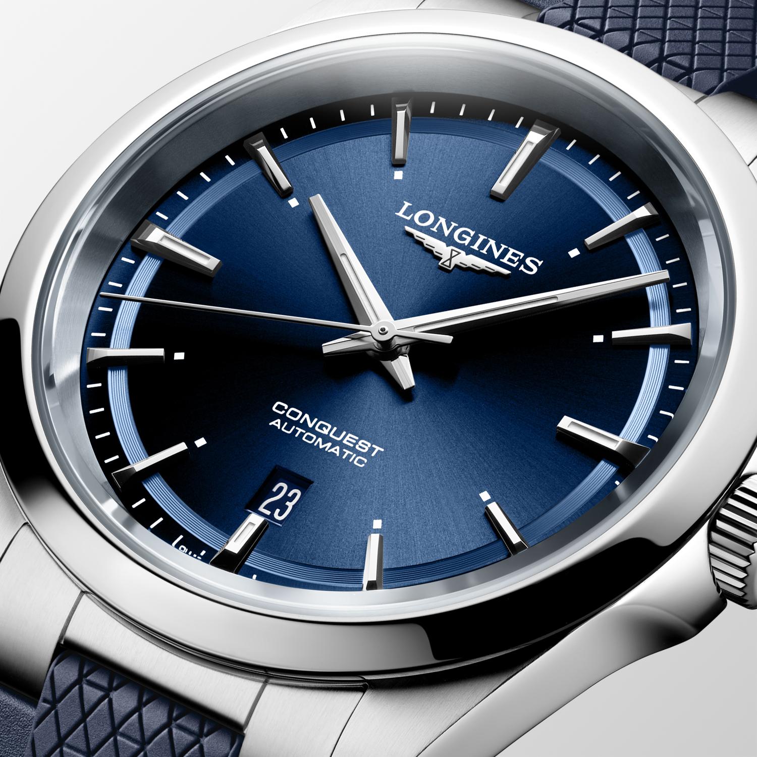 Longines Conquest Sunray Blue Dial Watch