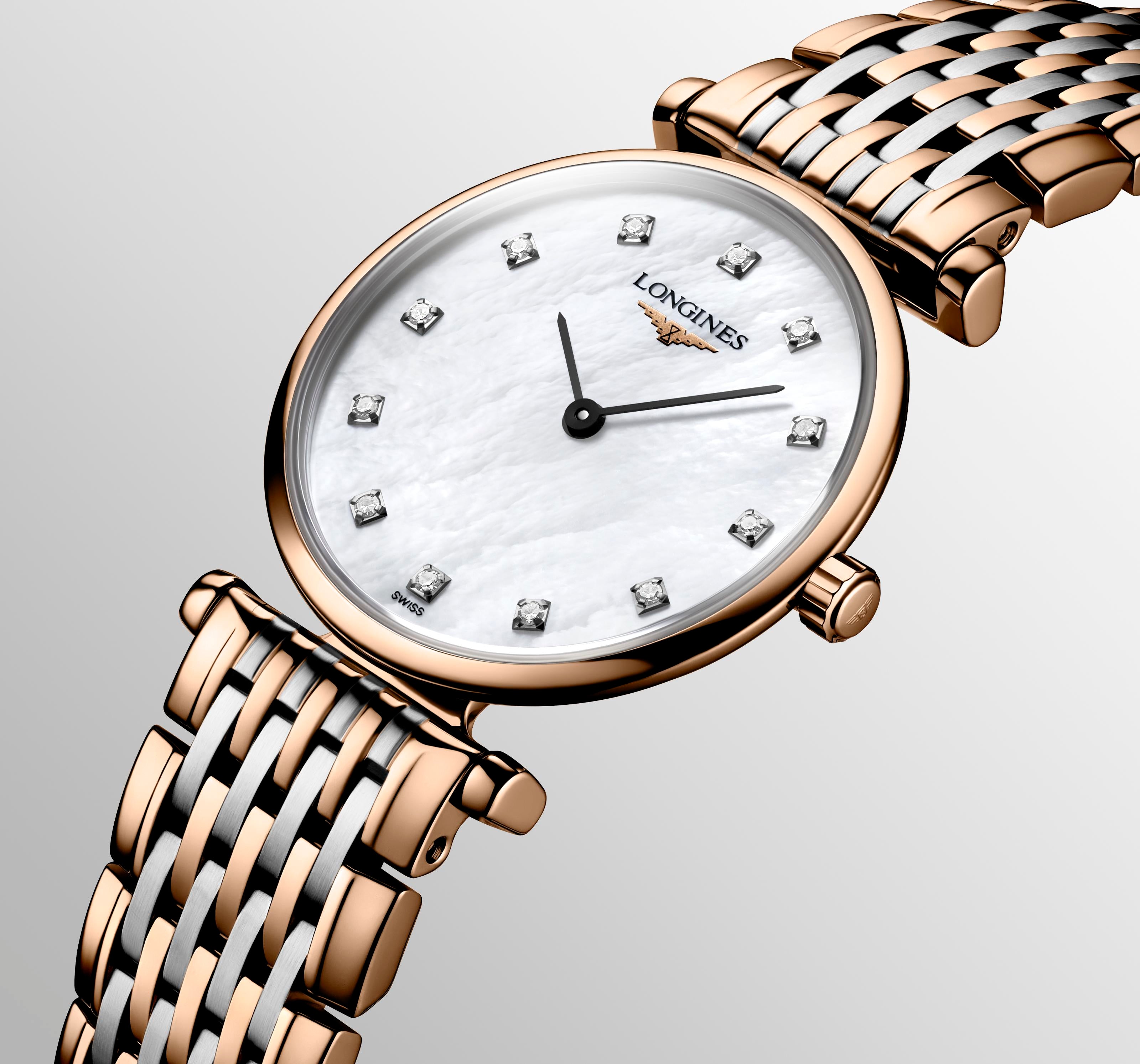 La Grande Classique de Longines White Mother-of-Pearl Dial Ladies Watch