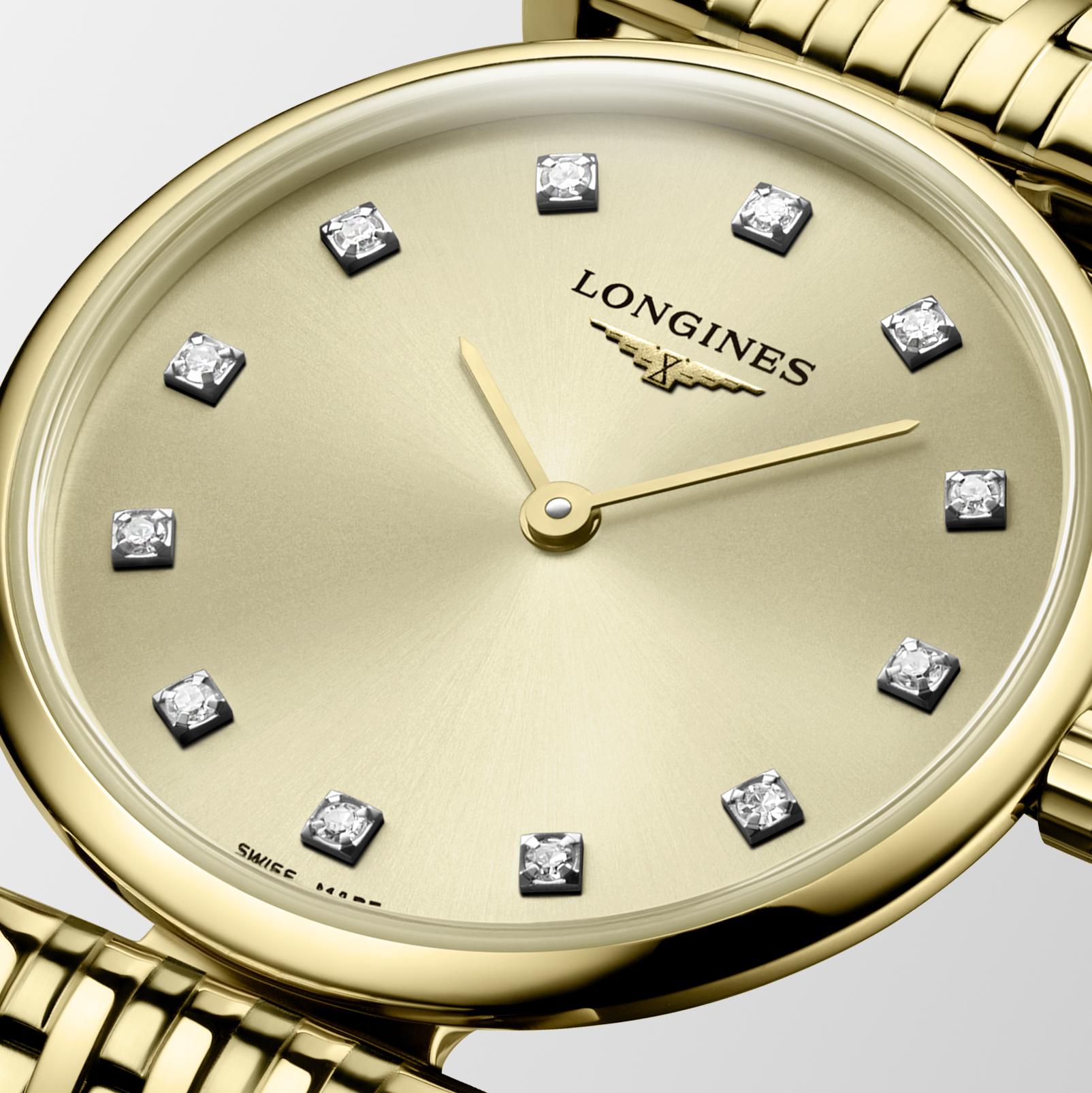 La Grande Classique de Longines Gilt Dial Ladies Watch