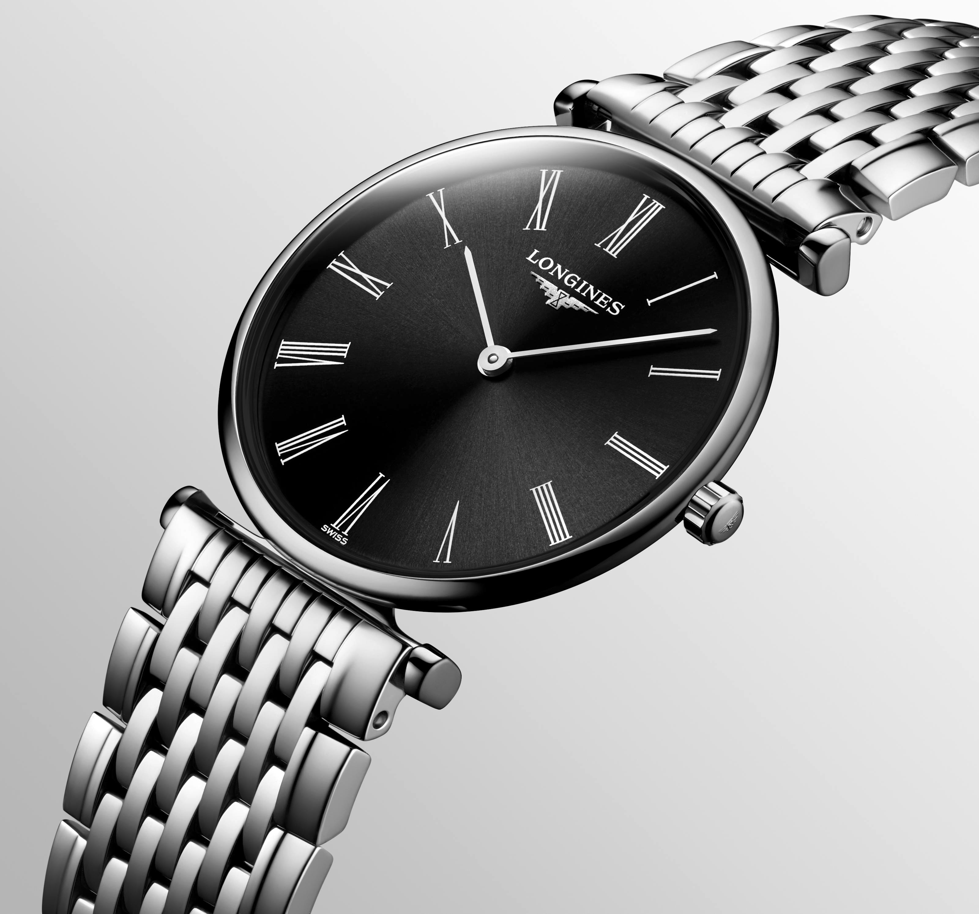 La Grande Classique de Longines Black Dial Ladies Watch