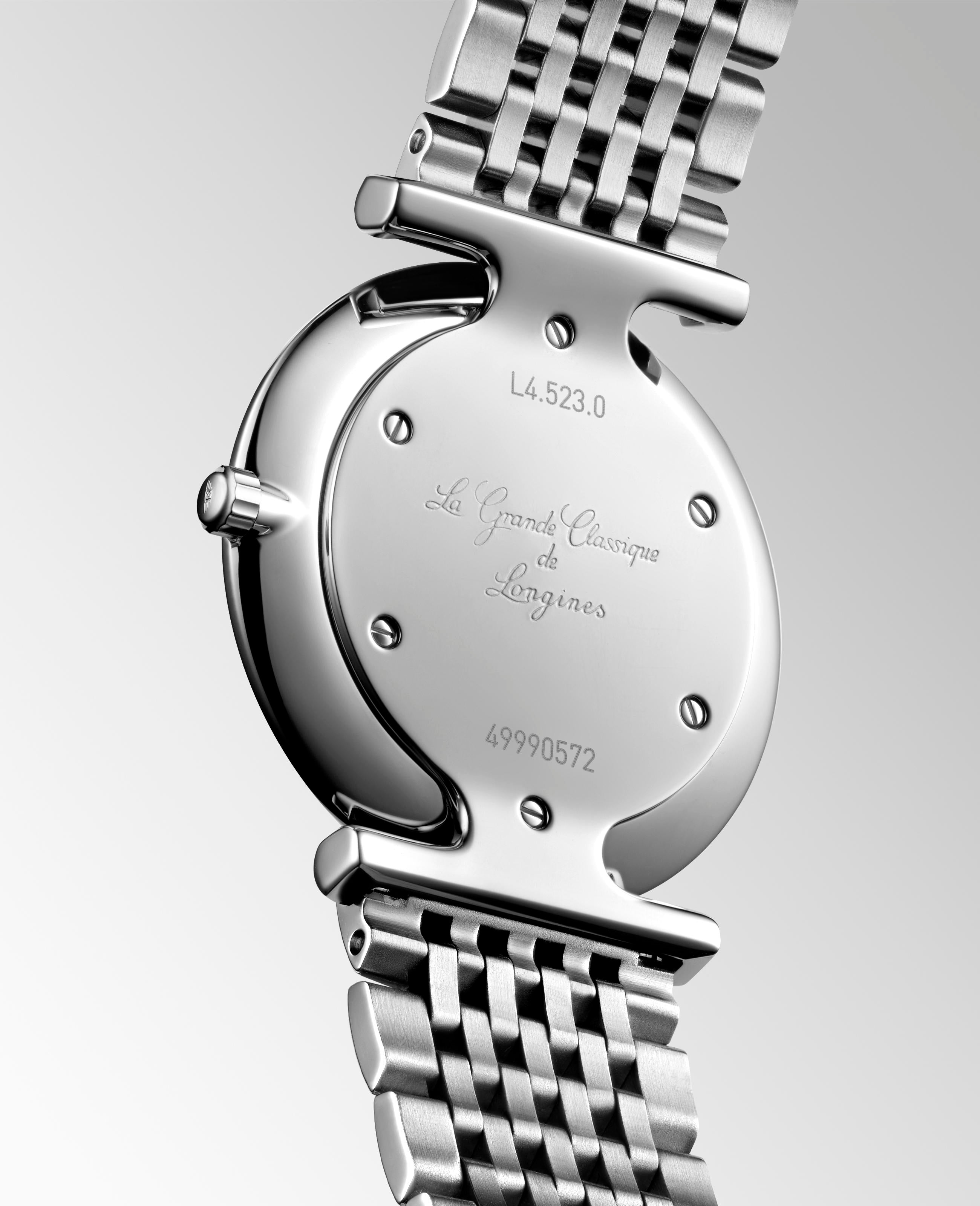 La Grande Classique de Longines White mother-of-pearl Dial Ladies Watch