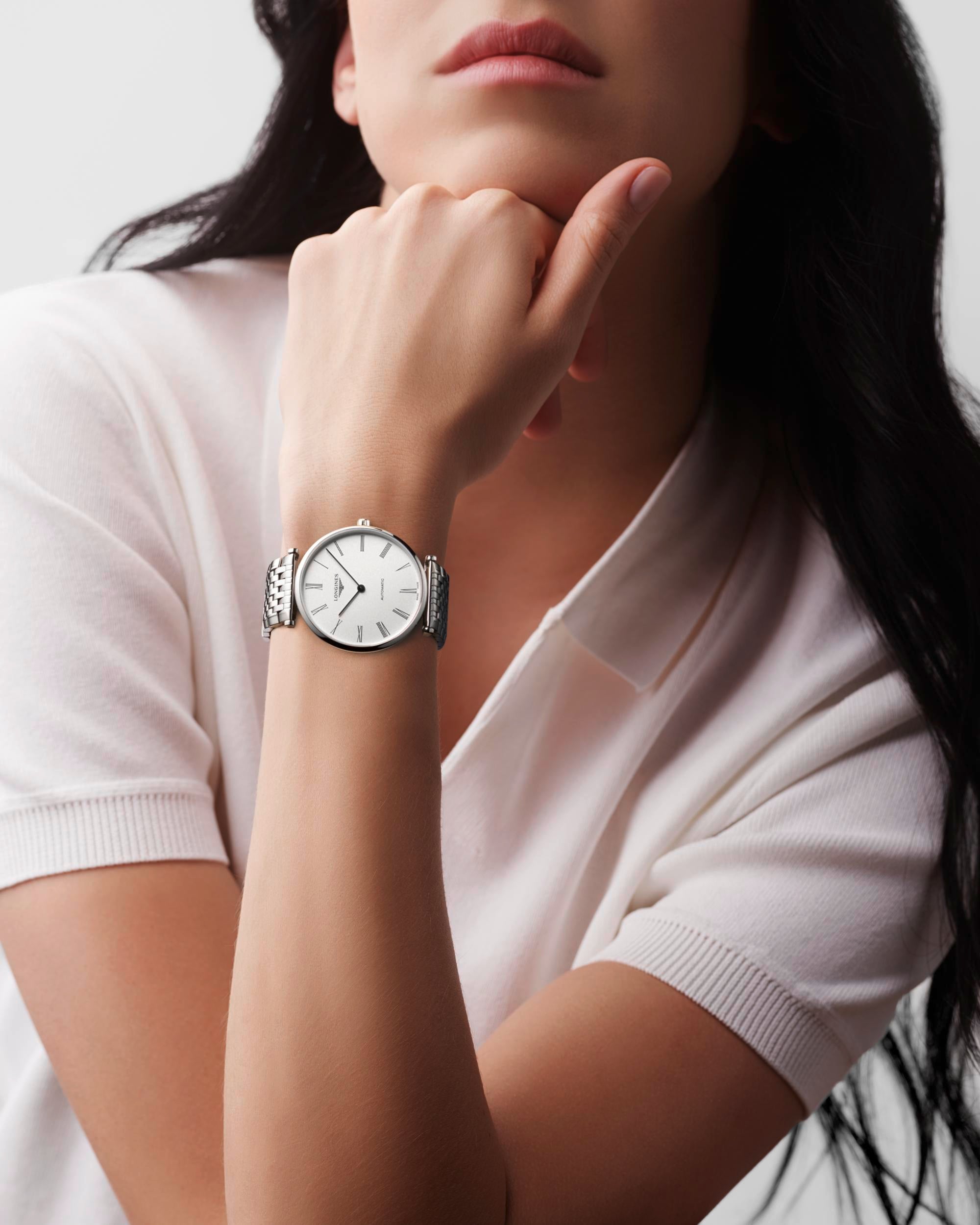 La Grande Classique de Longines White Dial Ladies Watch