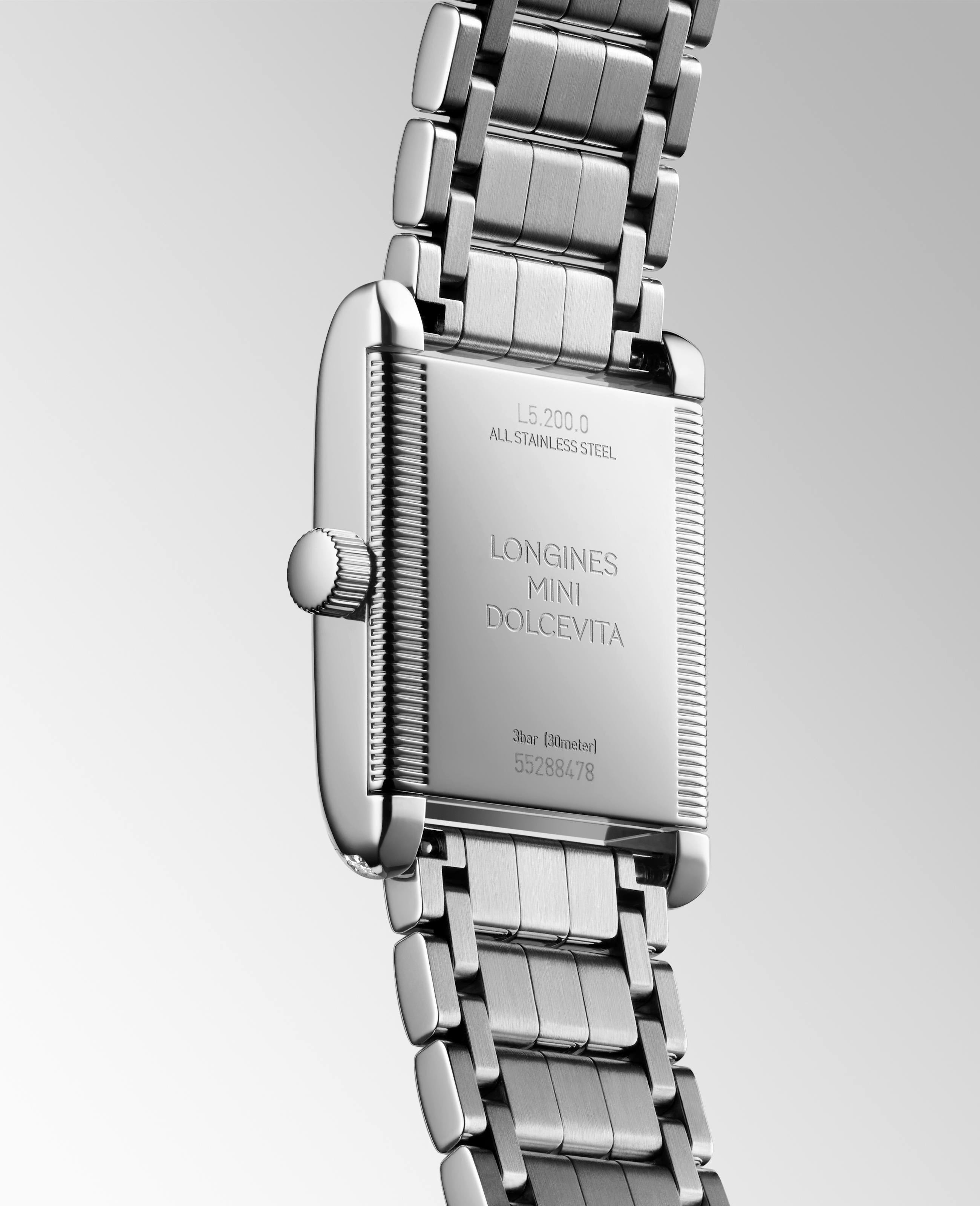 Longines Mini DolceVita Sunray Silver Dial Ladies Watch