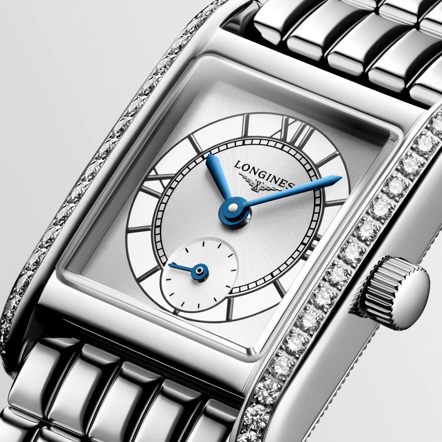 Longines Mini DolceVita Sunray Silver Dial Ladies Watch