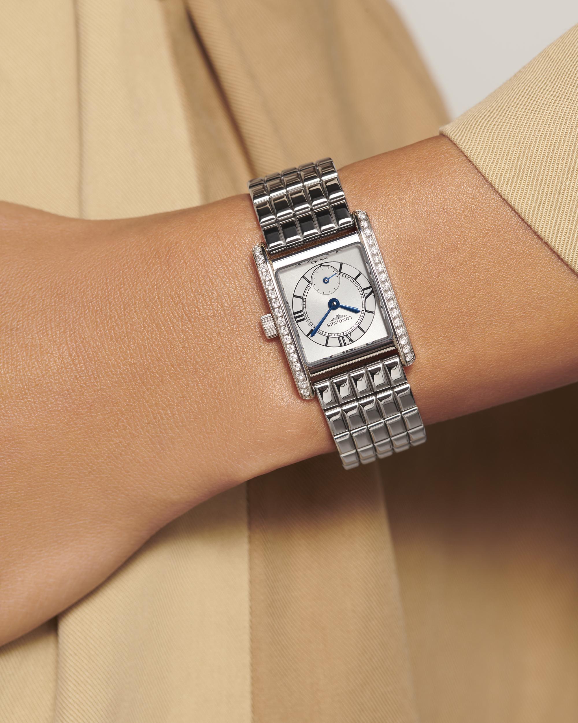 Longines Mini DolceVita Sunray Silver Dial Ladies Watch