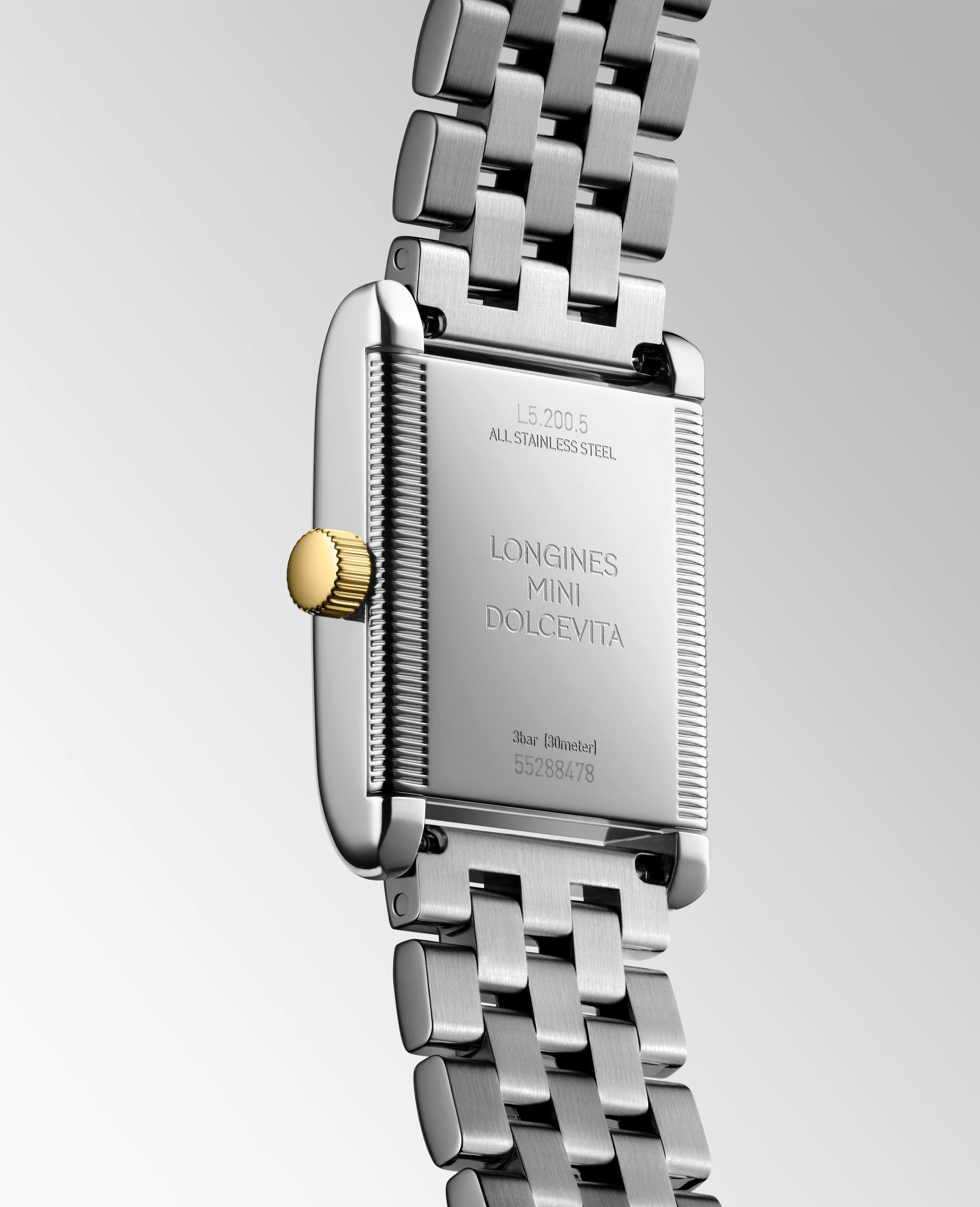 Longines Mini DolceVita Silver "flinqué" Dial Ladies Watch