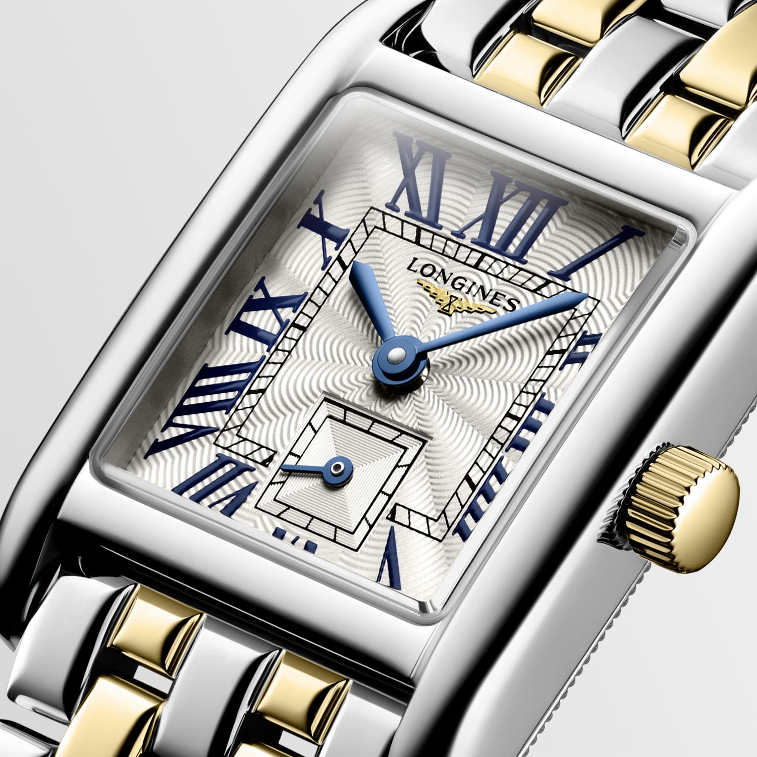 Longines Mini DolceVita Silver "flinqué" Dial Ladies Watch