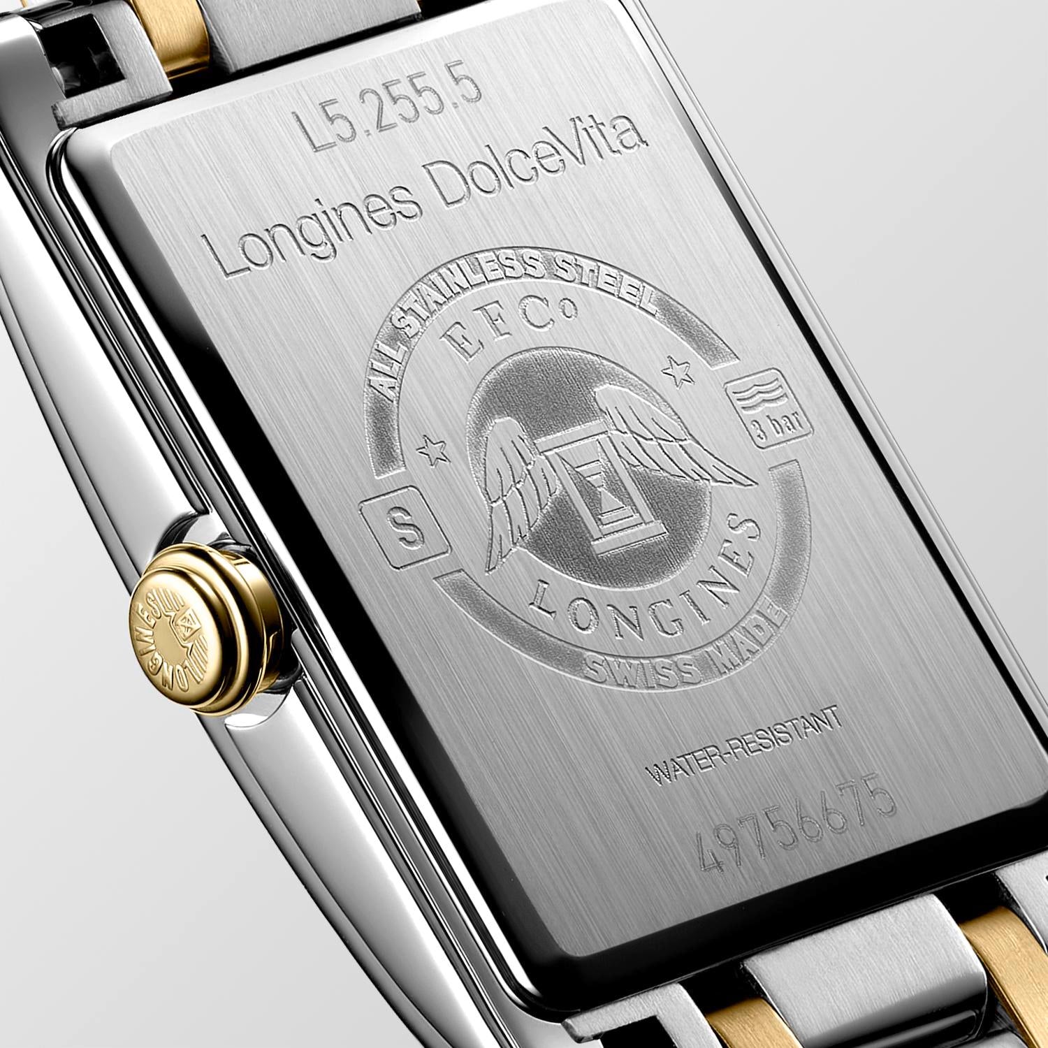 Longines DolceVita Silver "flinqué" Dial Ladies Watch