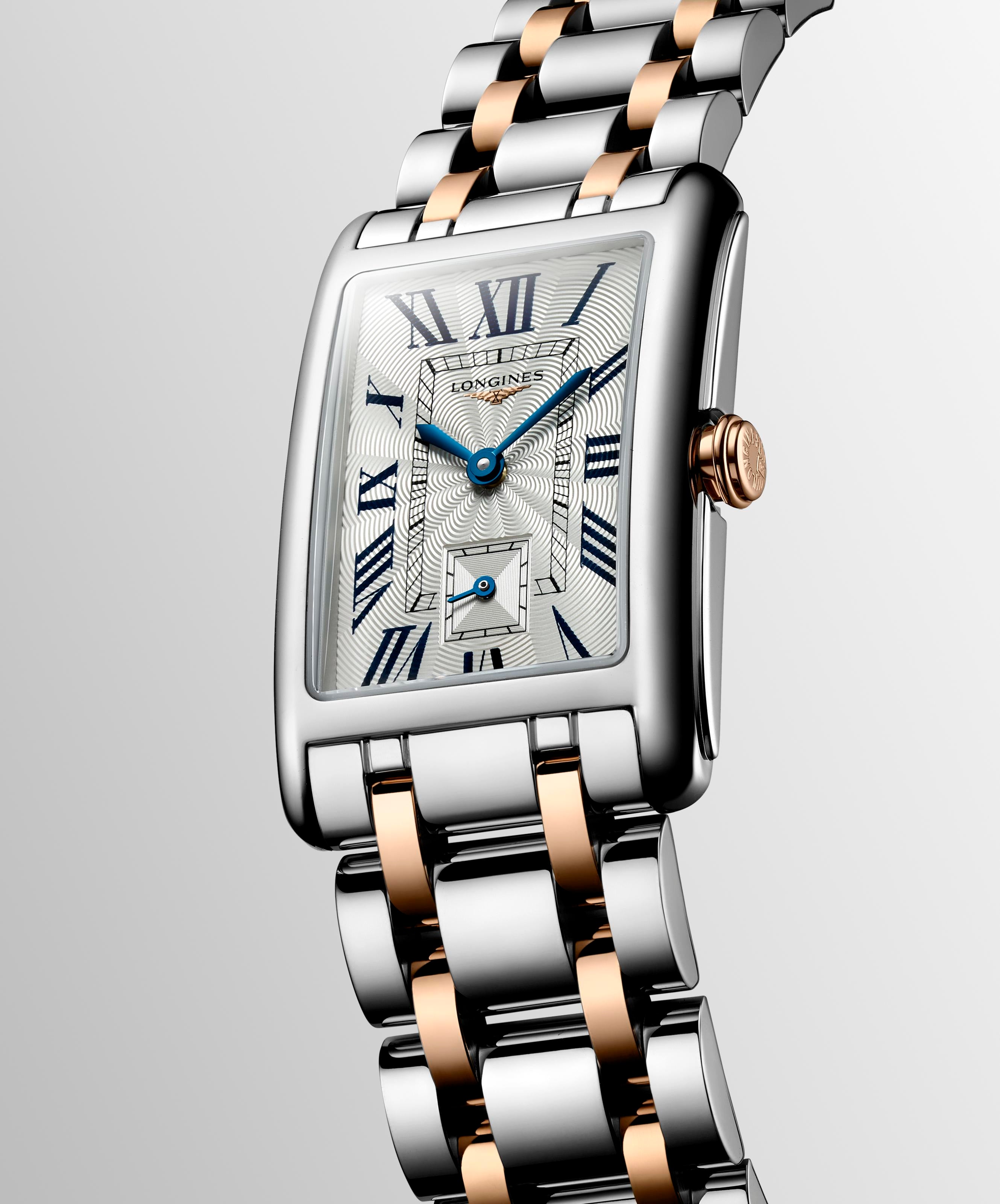 Longines DolceVita Silver "flinqué" Dial Ladies Watch