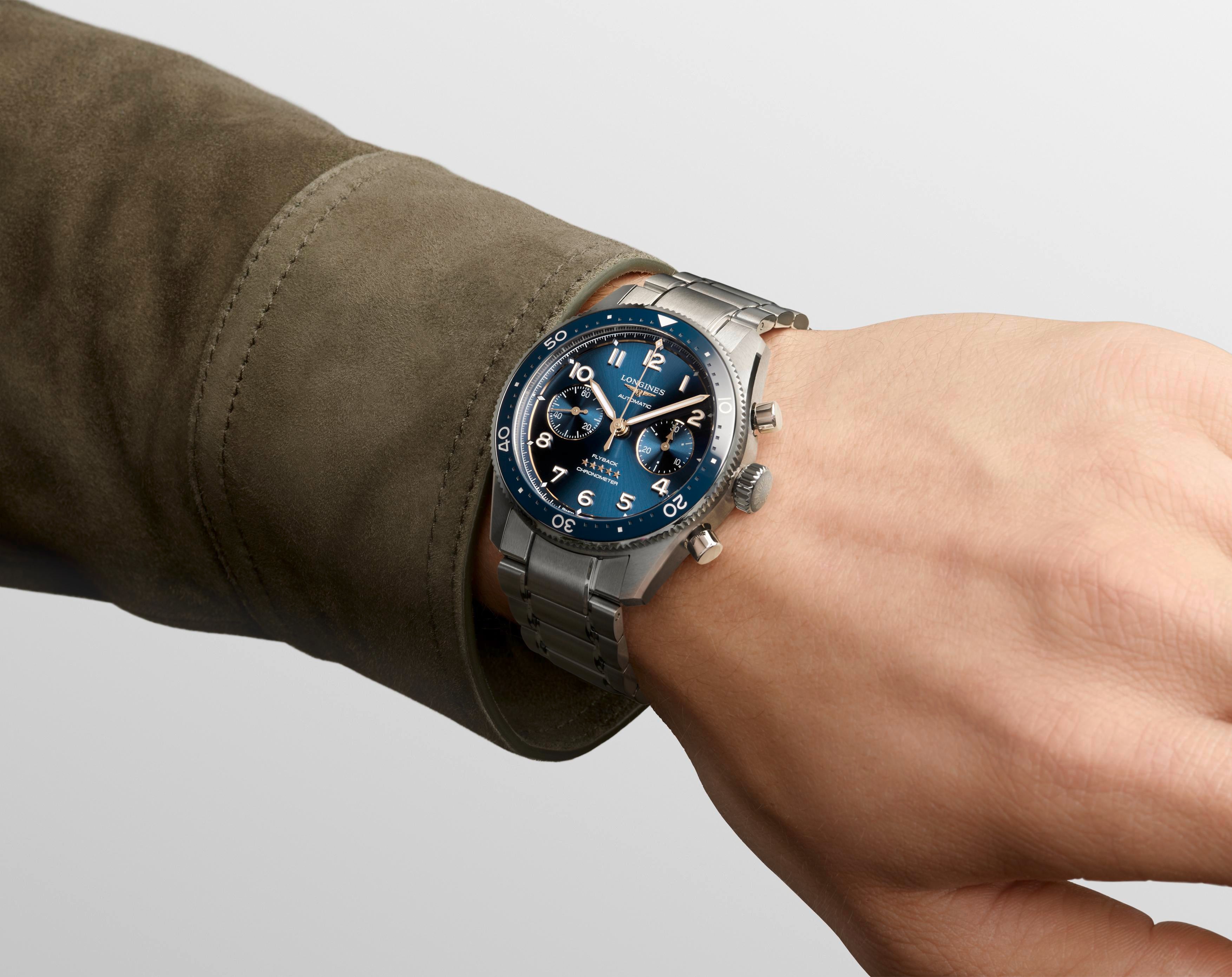 Longines Spirit FlyBack Sunray Blue Dial Watch