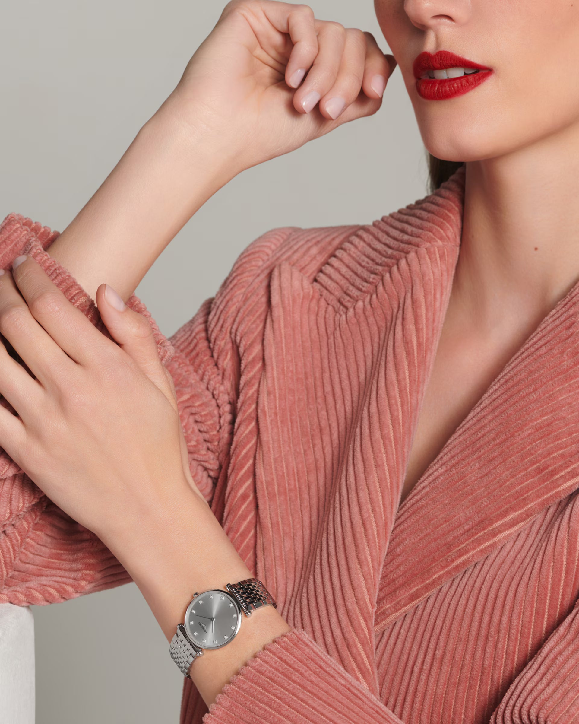 La Grande Classique de Longines Grey Dial Ladies Watch