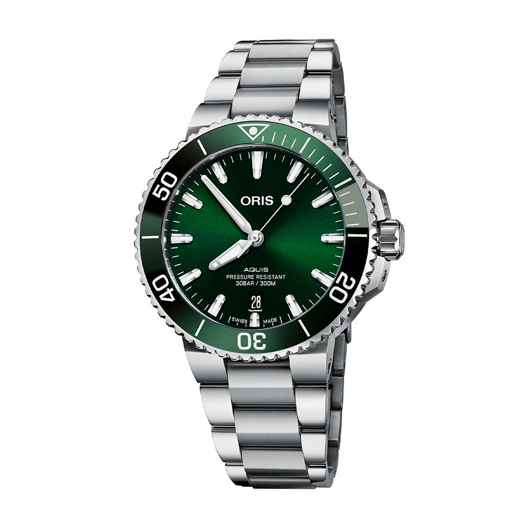 Oris Aquis Date Green Mens Watch