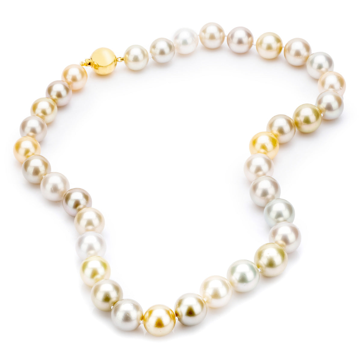 South Sea Multi Colour Pearls 11-13mm