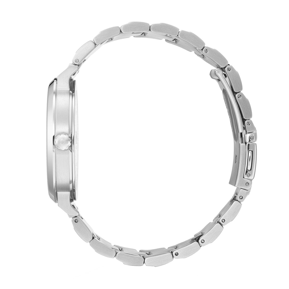 side angle of boss watch bracelet