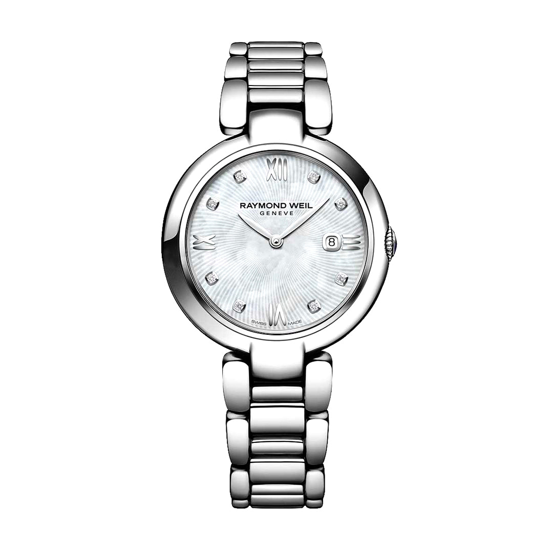 Raymond Weil Shine Mother of Pearl Silver Ladies Watch