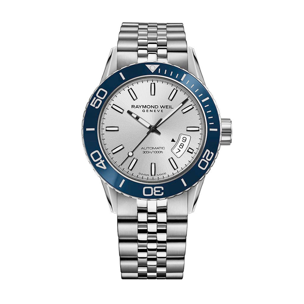 Raymond Weil Freelancer Diver Silver Mens Watch