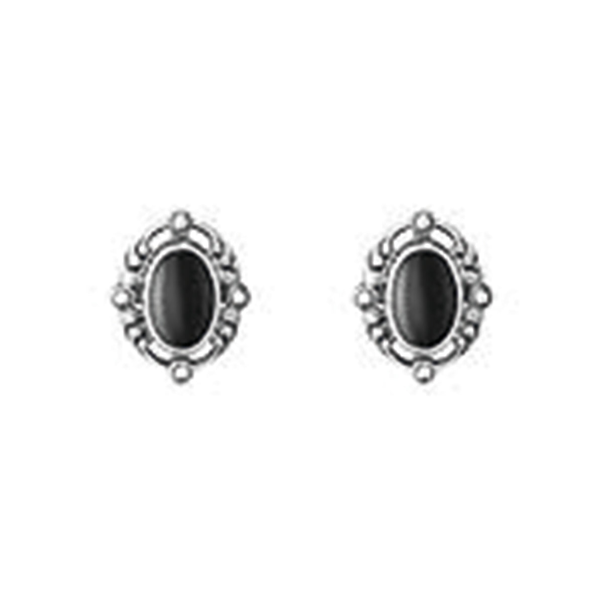 Georg Jensen Heritage Black Onyx Earrings