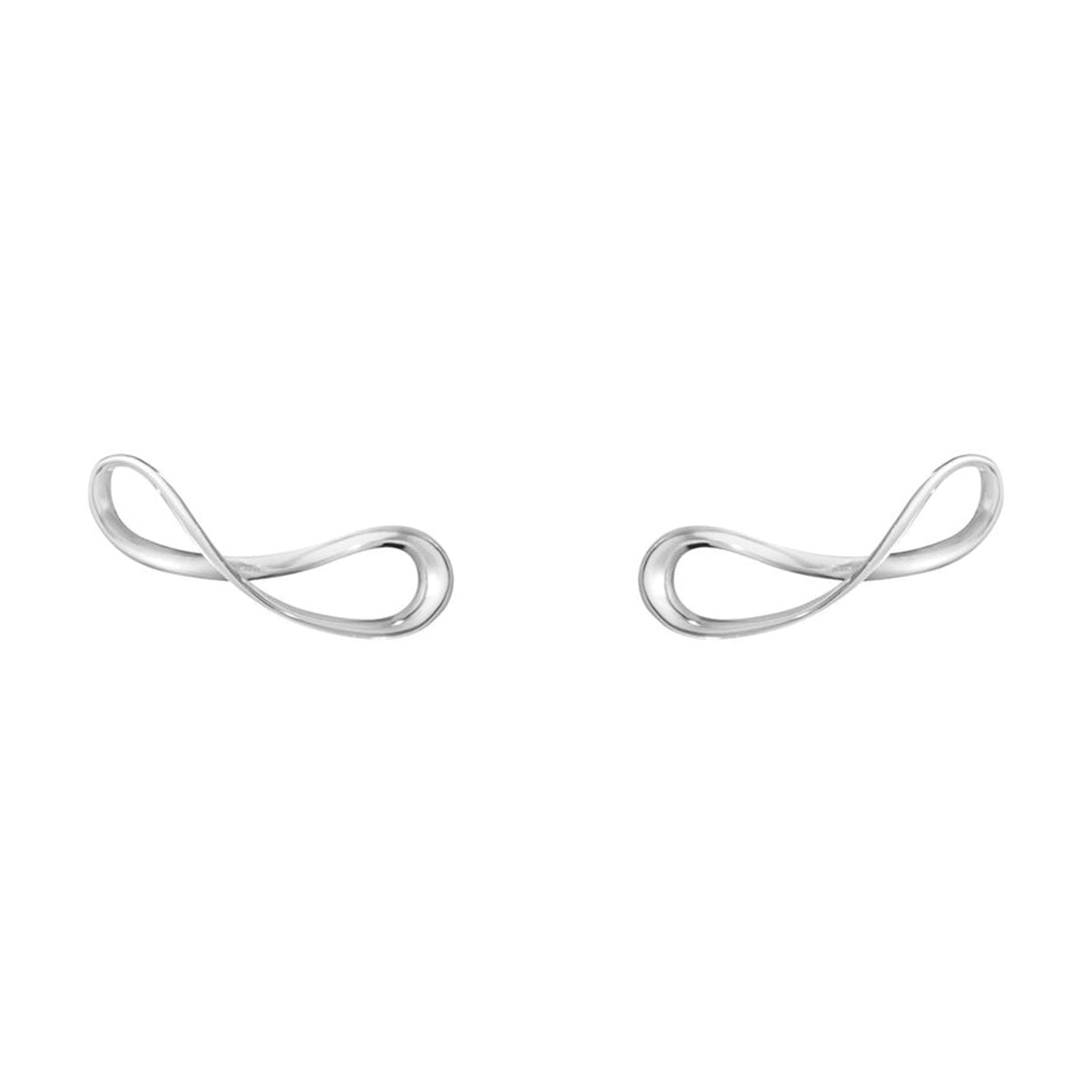 Georg Jensen Silver Infinity Earrings