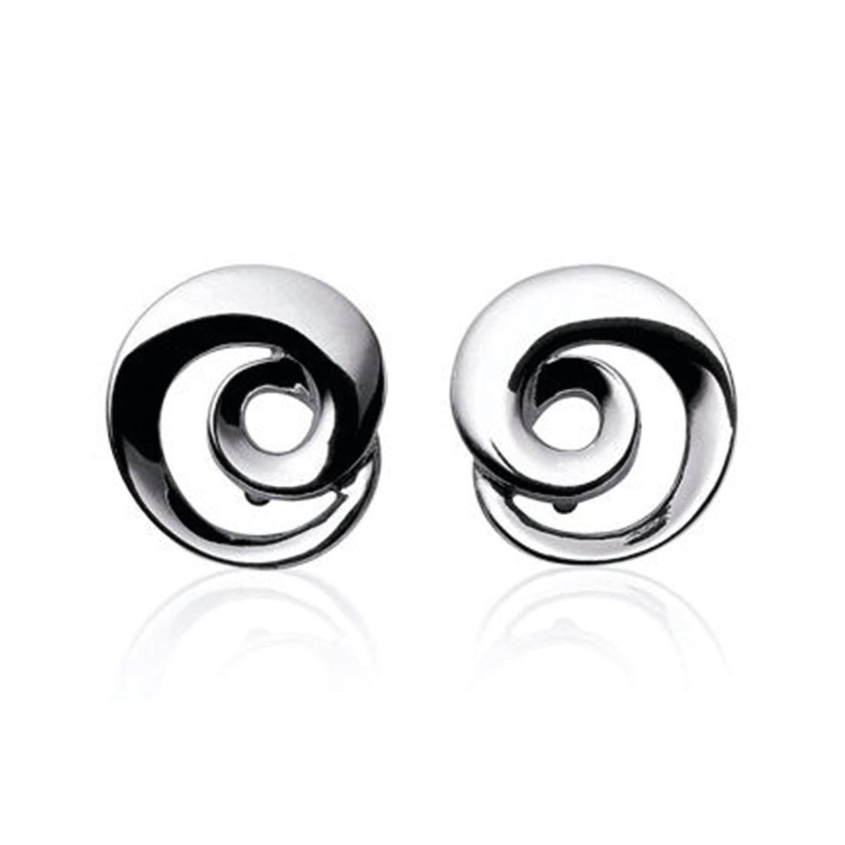 Georg Jensen Mobius Silver Earrings