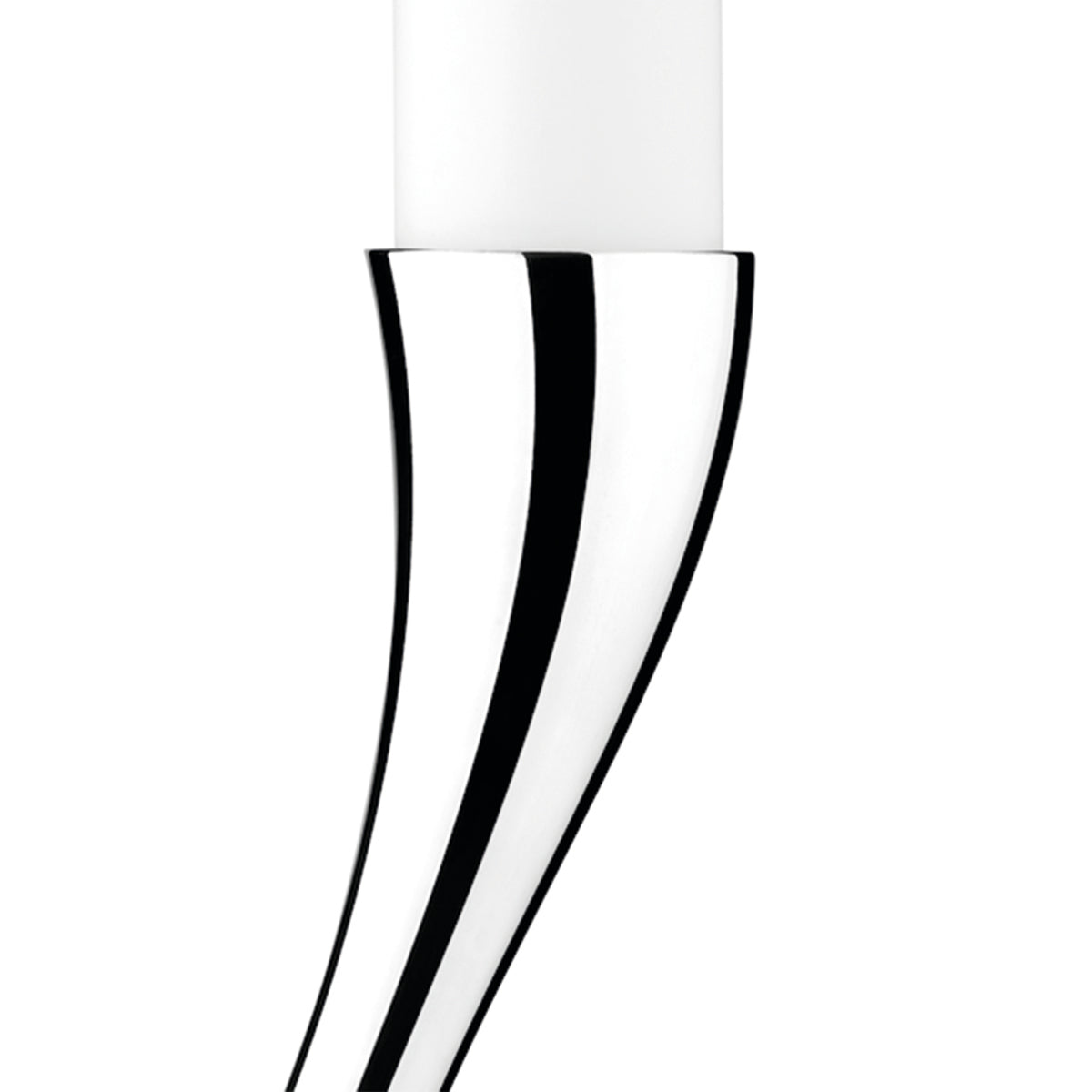 Georg Jensen Stainless Steel Cobra Floor Candle Holder