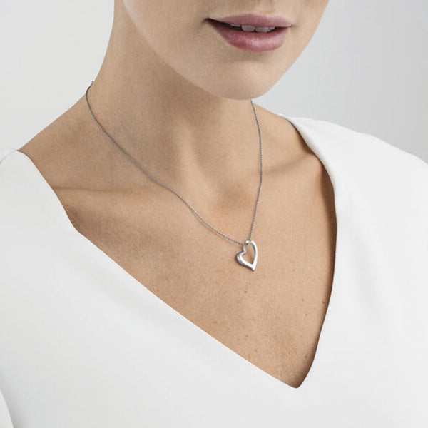 Georg Jensen Silver Hearts of Georg Necklace