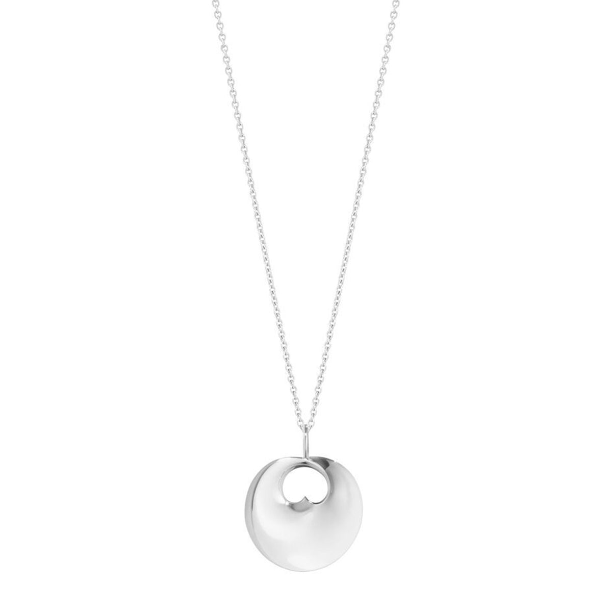 Georg Jensen Silver Hidden Heart Necklace