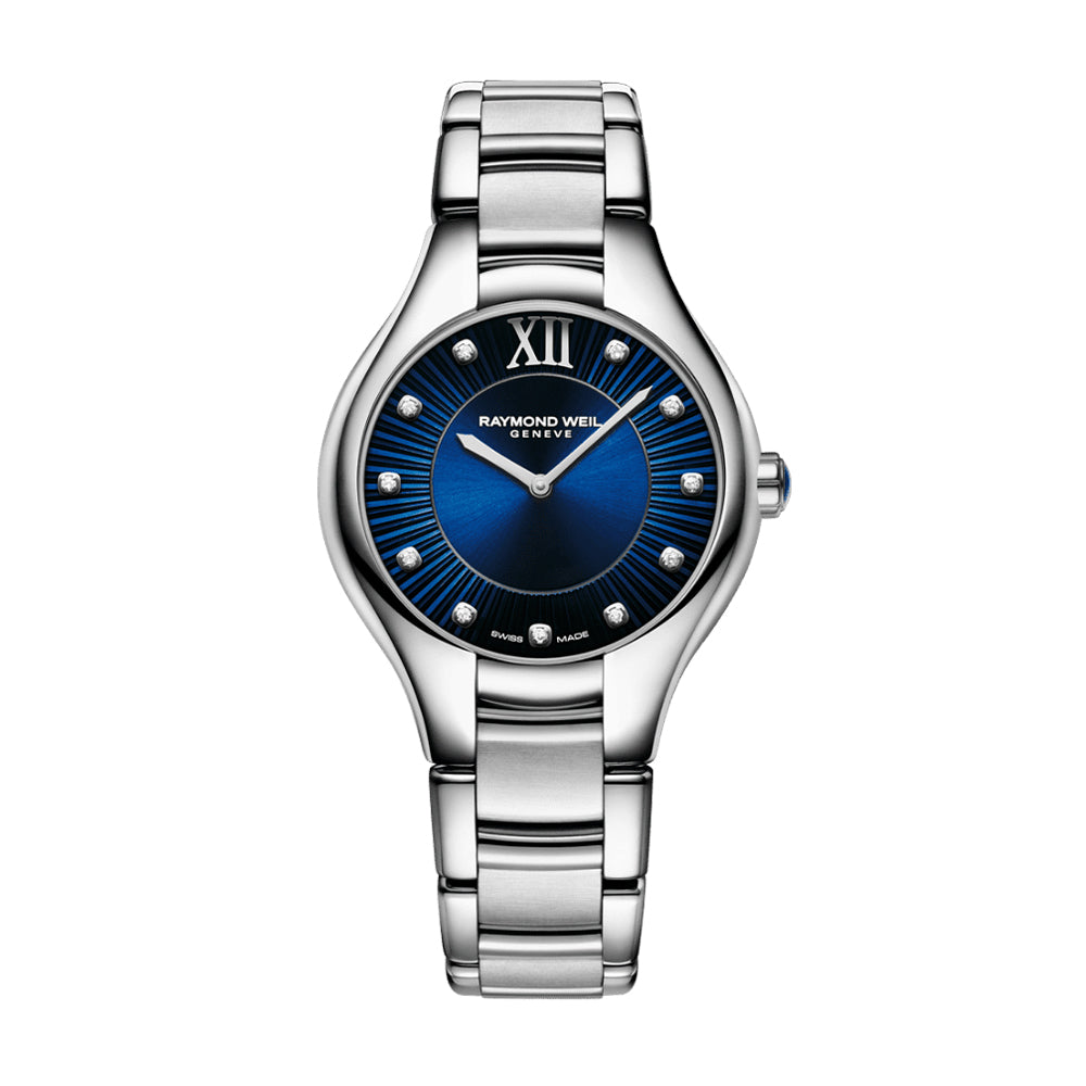 Raymond Weil Noemia Blue Dial Diamonds Ladies Watch
