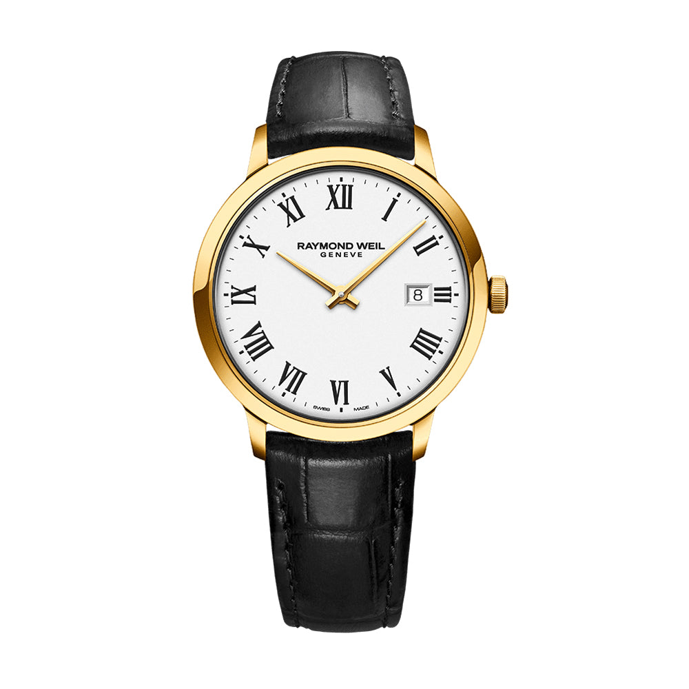 Raymond Weil Toccata Classic Gold White Quartz Mens Watch