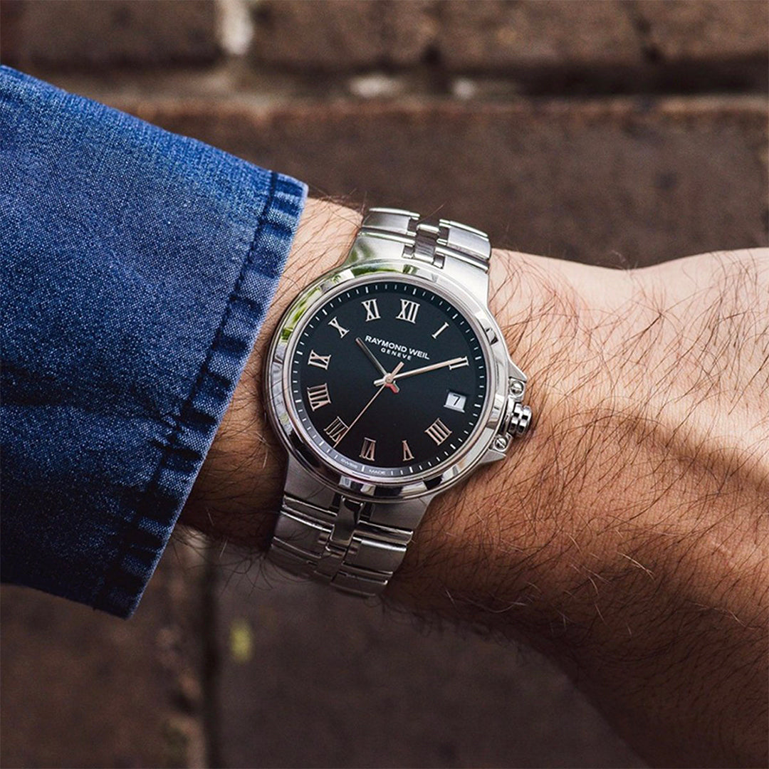 Raymond Weil Parsifal Silver Mens Watch