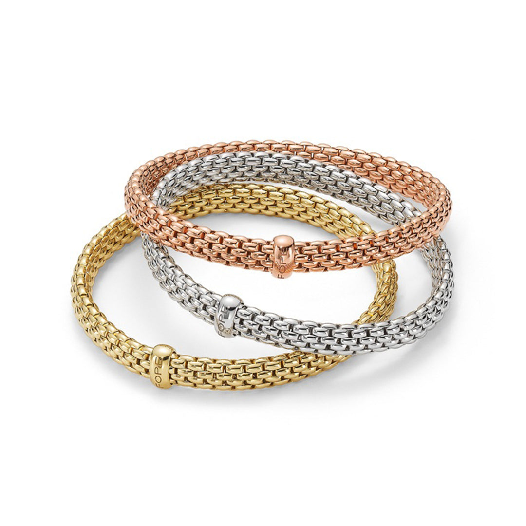 Fope Flex'it Vendome 18ct White Gold Bracelet