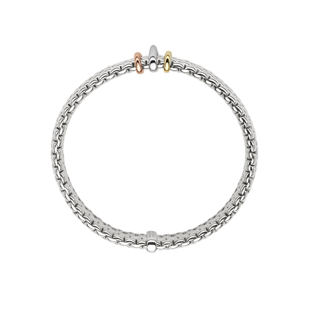Fope Panorama 18ct White Gold Bracelet