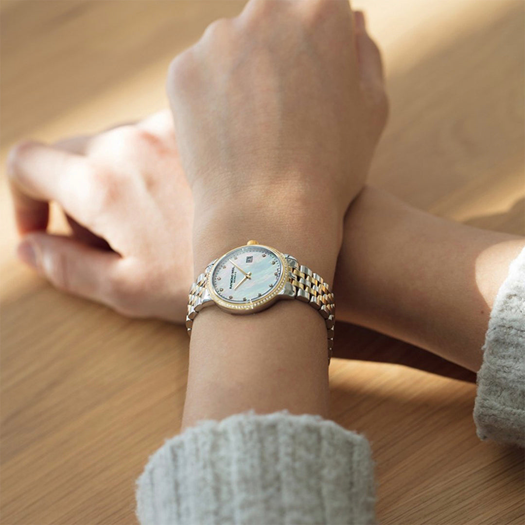 Raymond Weil Toccata Mother of Pearl Two Tone Ladies Watch